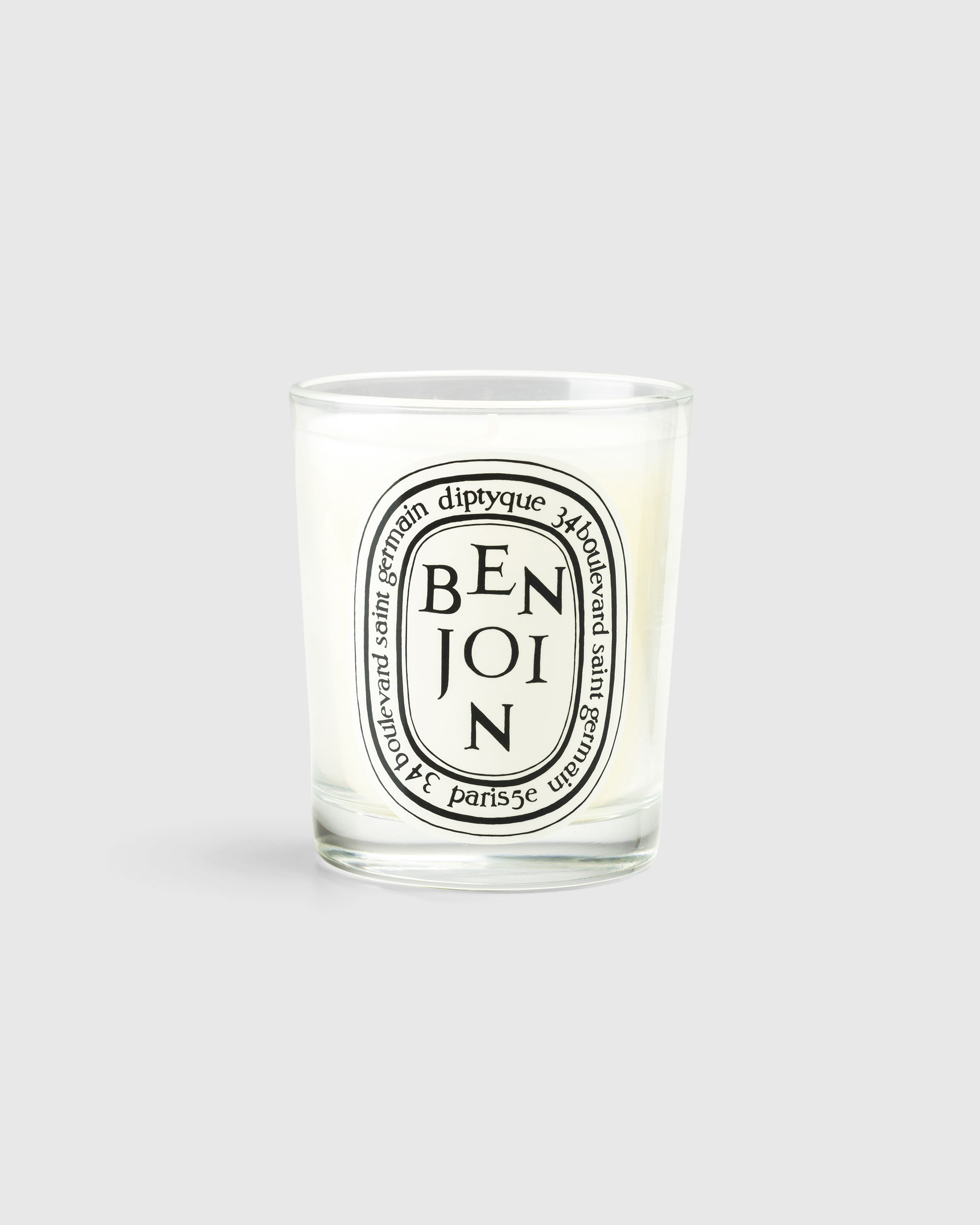 Diptyque – Standard Candle Benjoin 190g - Candles & Fragrances - Transparent - White - Image 1