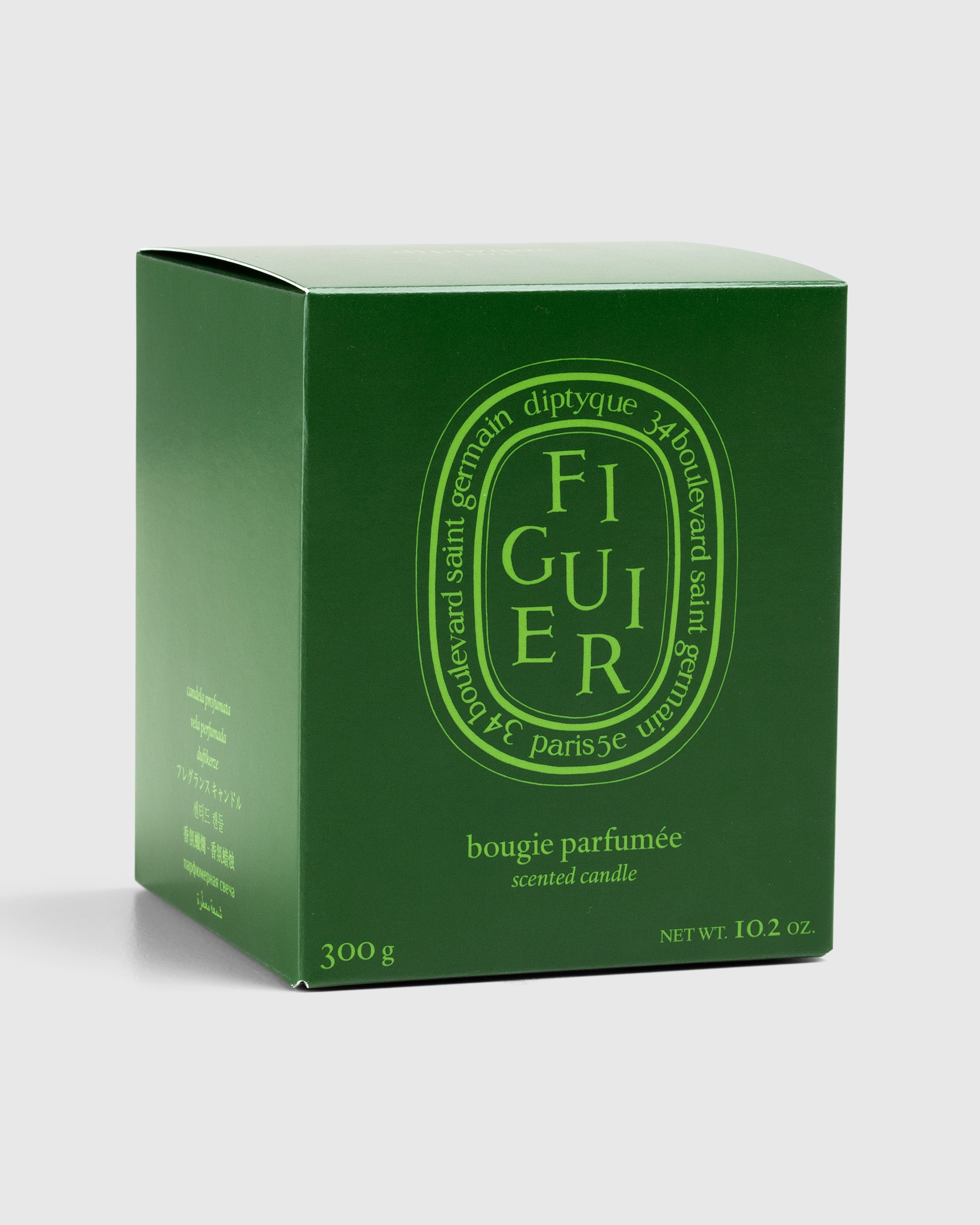 Diptyque – Green Candle Figuier 300g - Candles & Fragrances - Transparent - Image 3