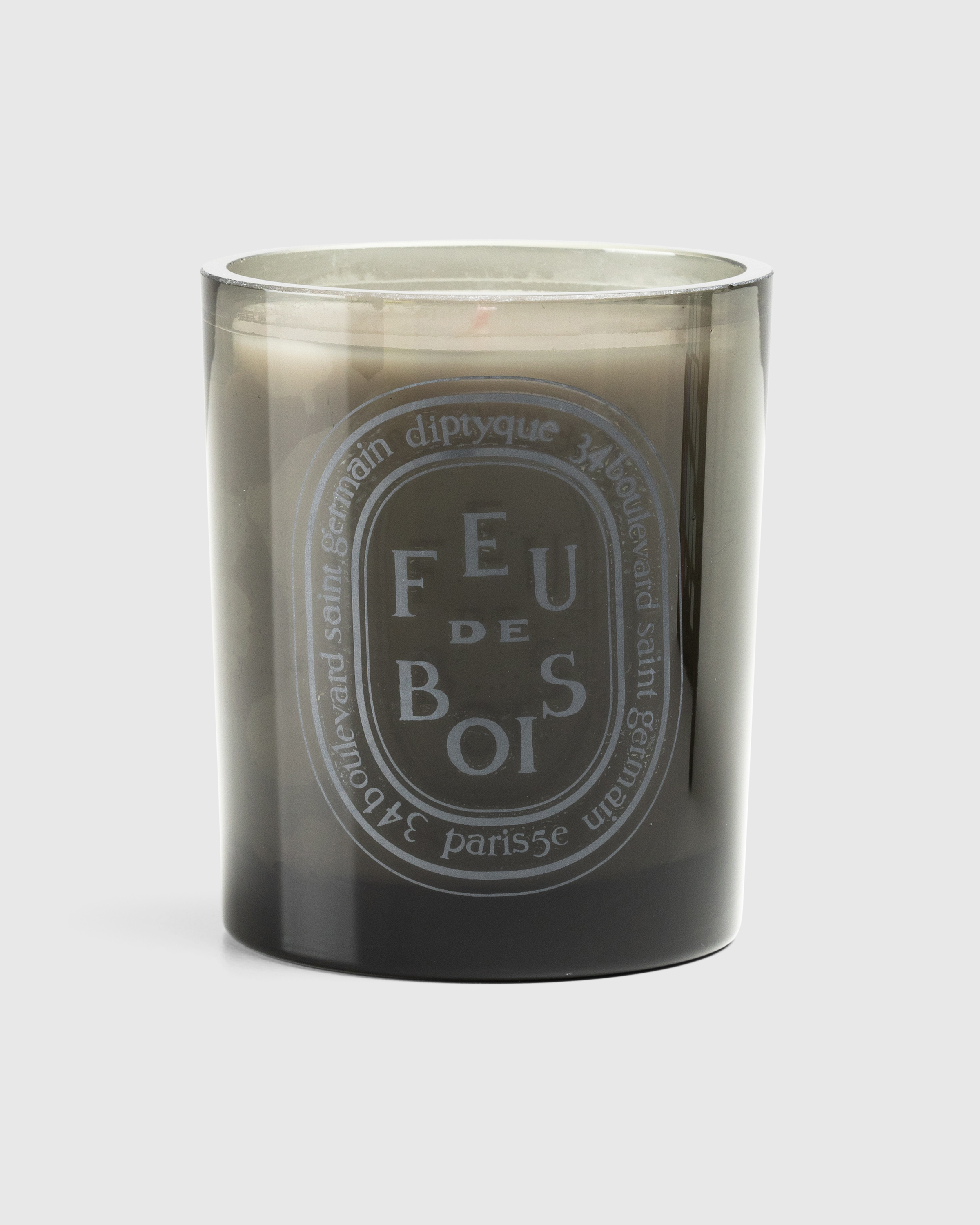 Diptyque – Grey Candle Feu de Bois 300g - Candles & Fragrances - Transparent - Image 1