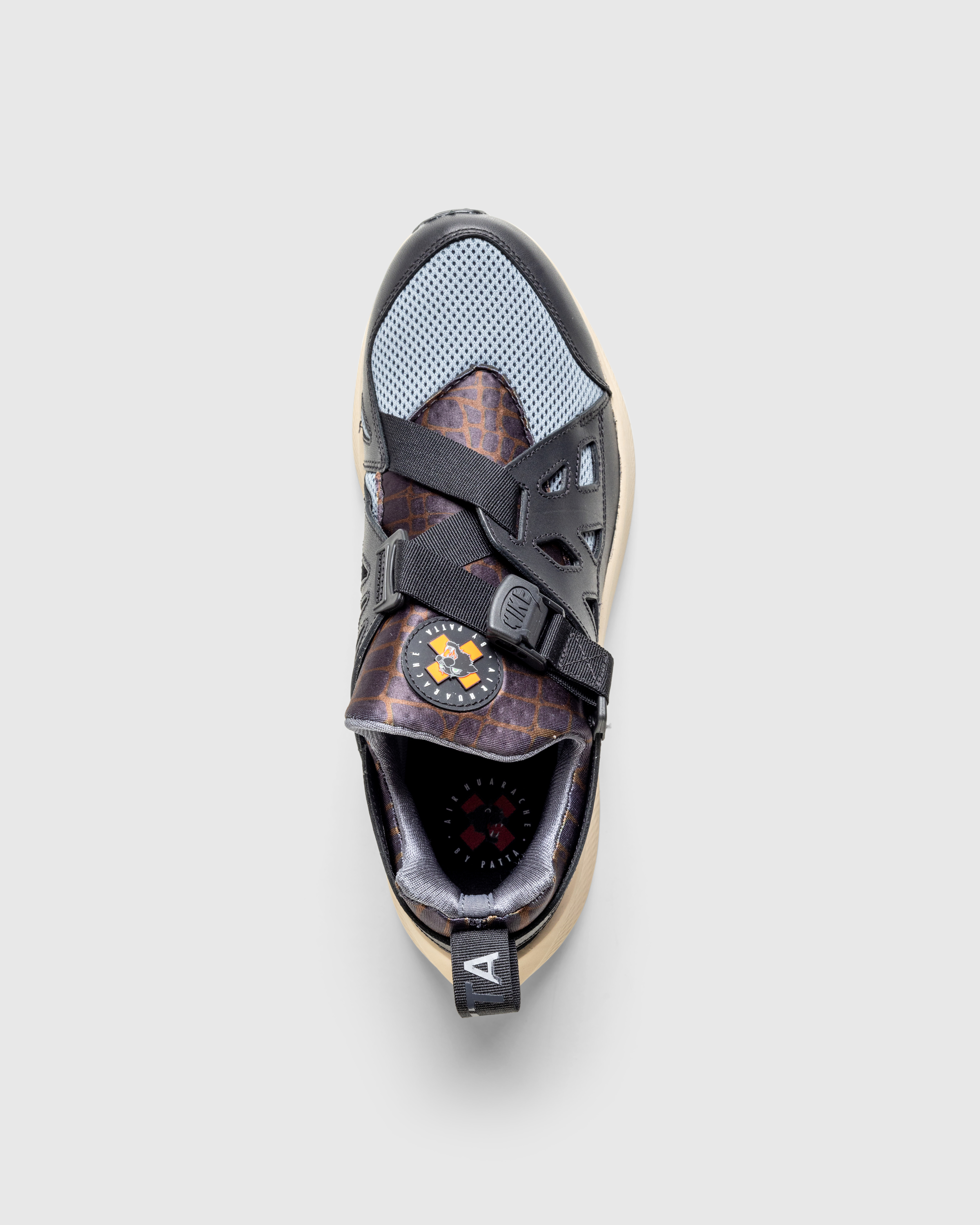 Nike x Patta – Air Huarache 20Y24 Black/Cool Grey/Sanddrift - Oxfords & Lace Ups - Black - Image 6