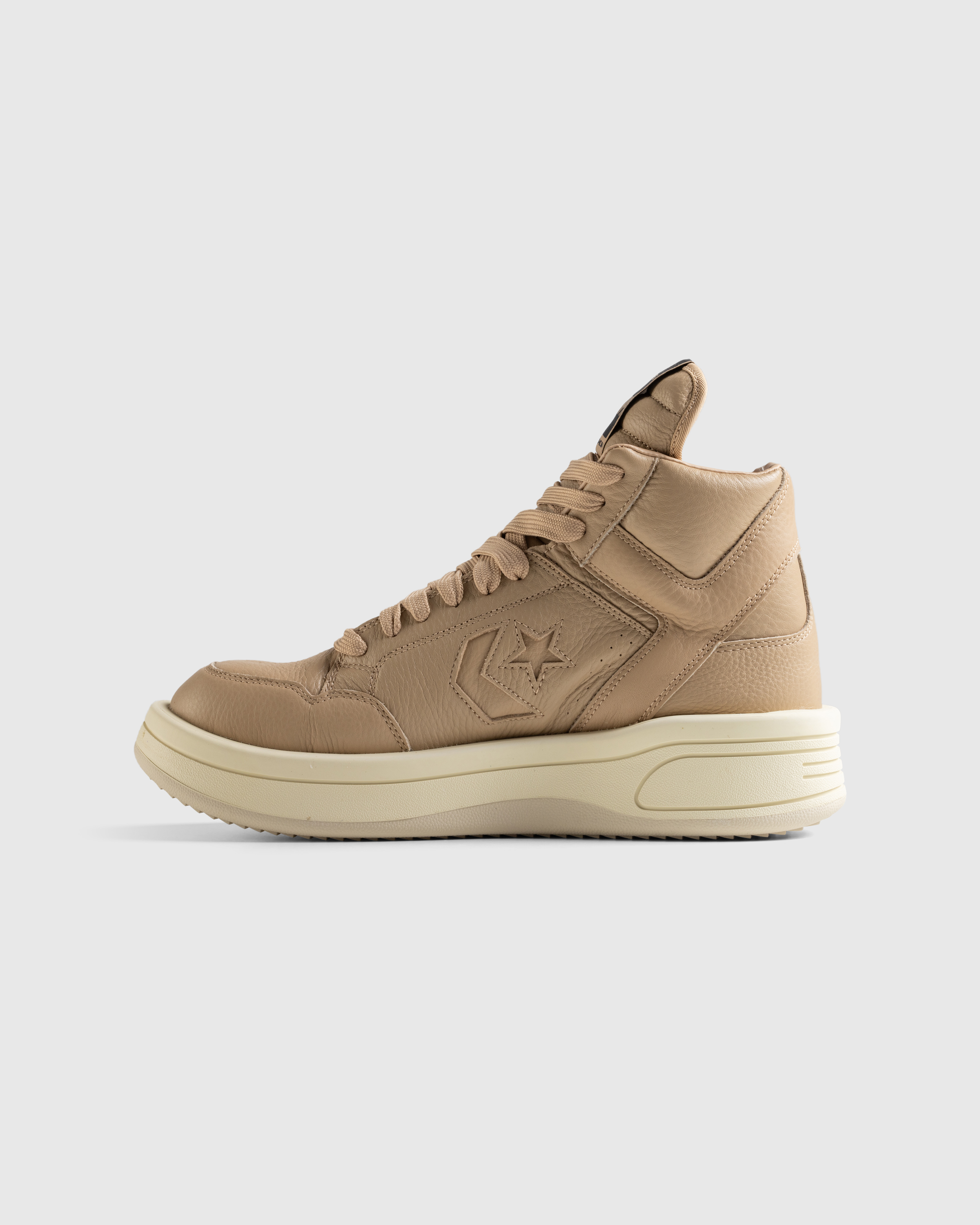 Rick Owens x Converse – TURBOWPN Cave  - High Top Sneakers - Brown - Image 2