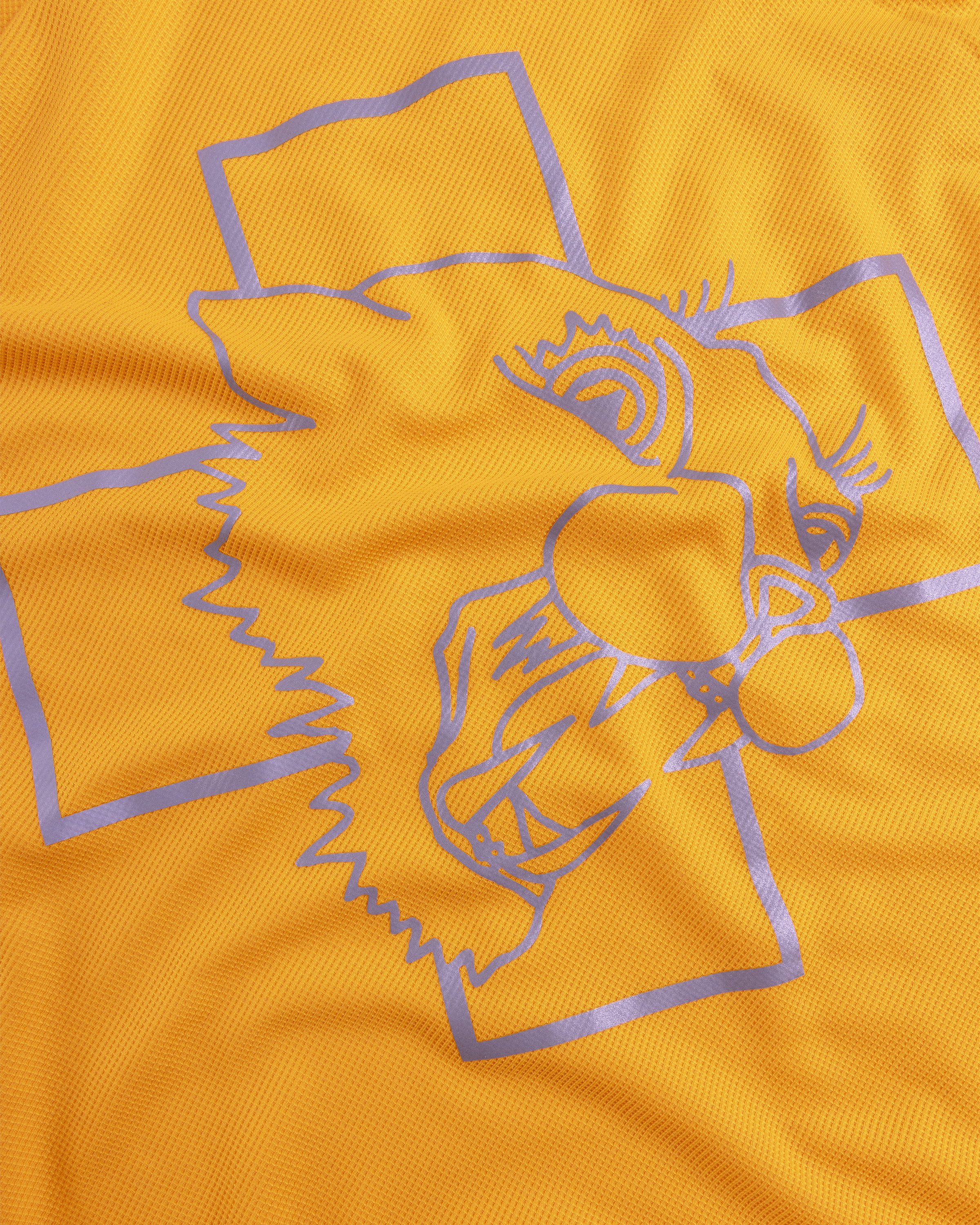 Nike x Patta – Running Team T-Shirt Sundial - T-Shirts - Yellow - Image 8