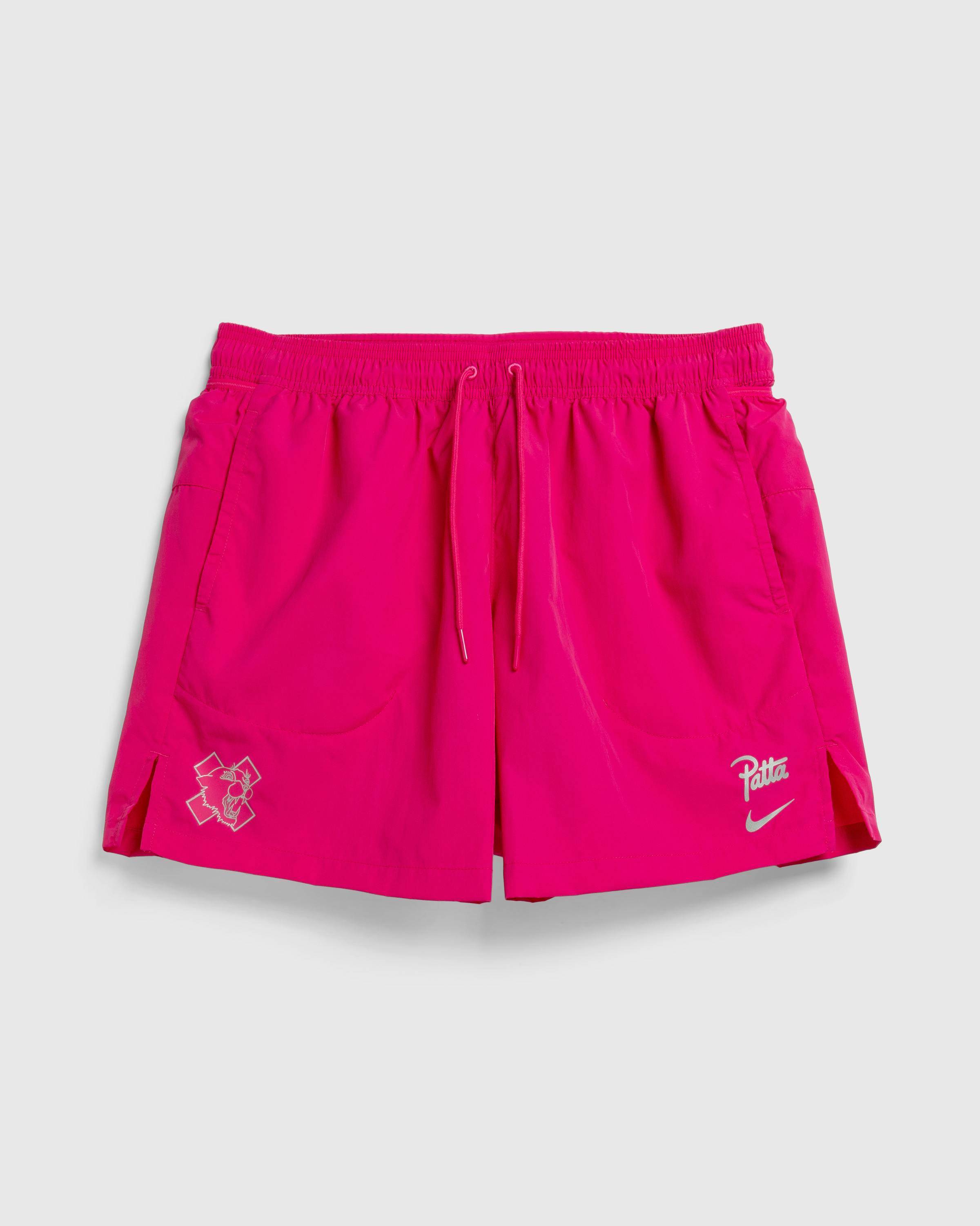 Nike x Patta – Men's Shorts Fireberry - Active Shorts - Red - Image 1