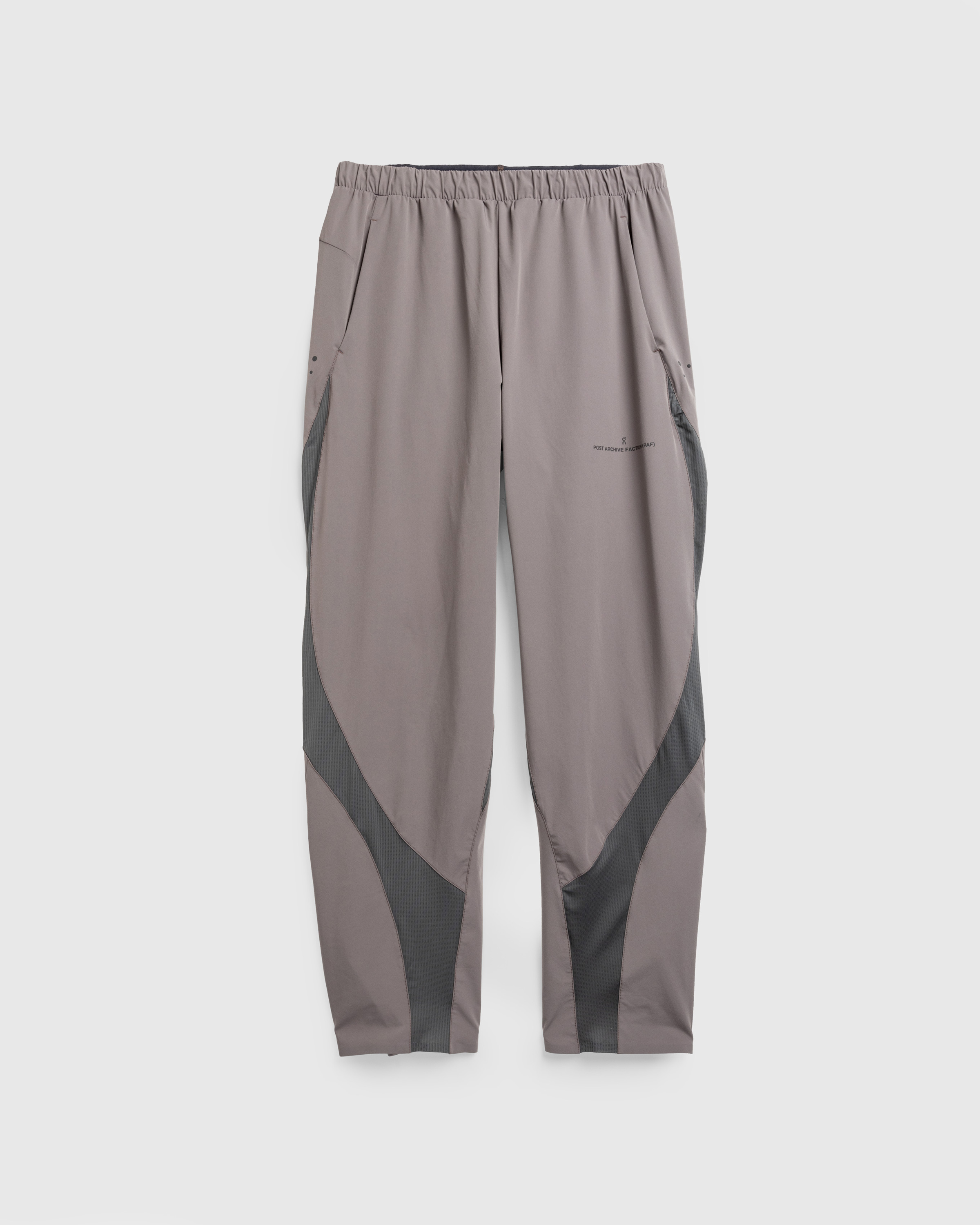 On x Post Archive Faction (PAF) – Running Pants Eclipse/Shadow - Pants - Brown - Image 1