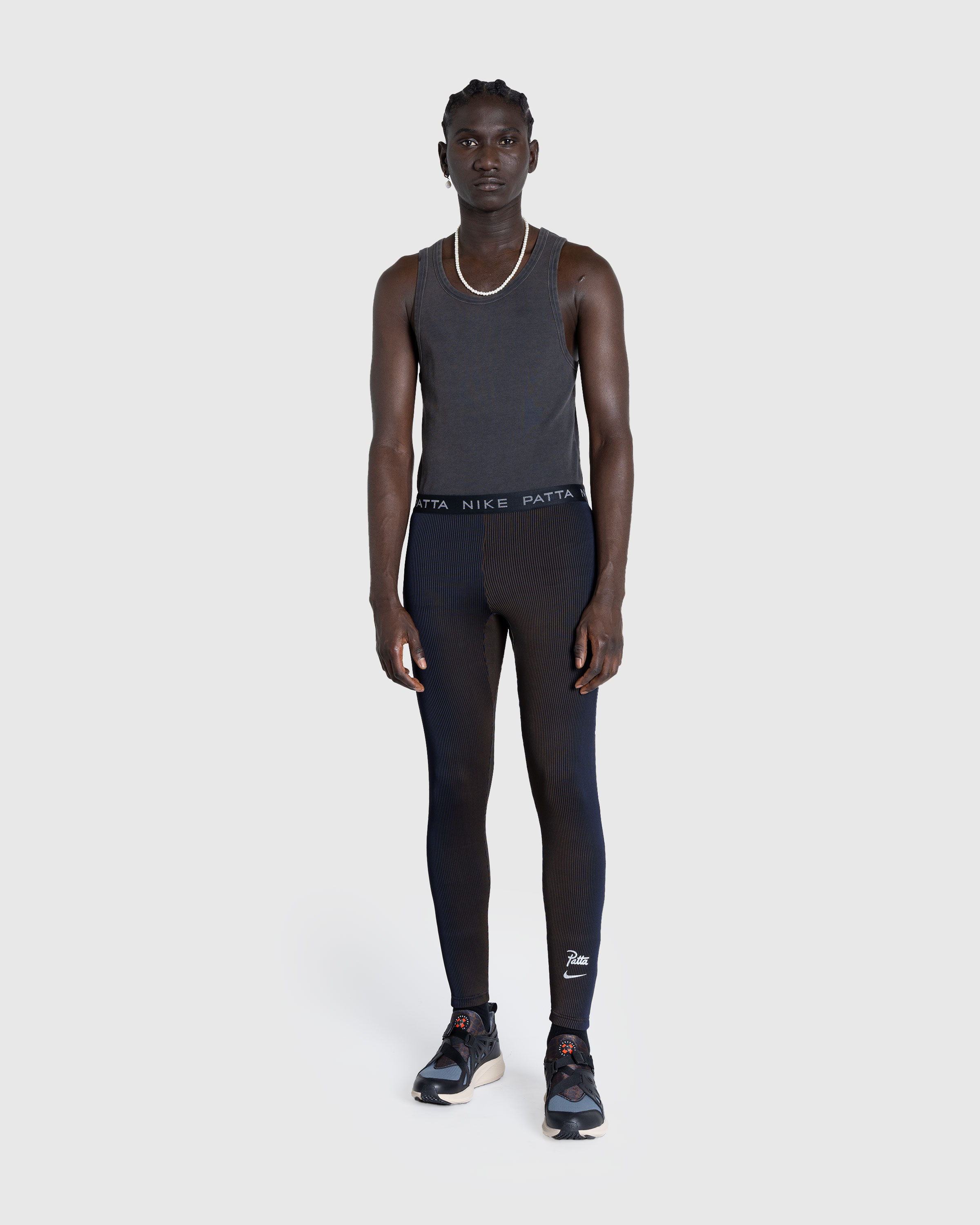 Nike x Patta – Leggings Black/Deep Royal Blue - Active Pants - Black - Image 3