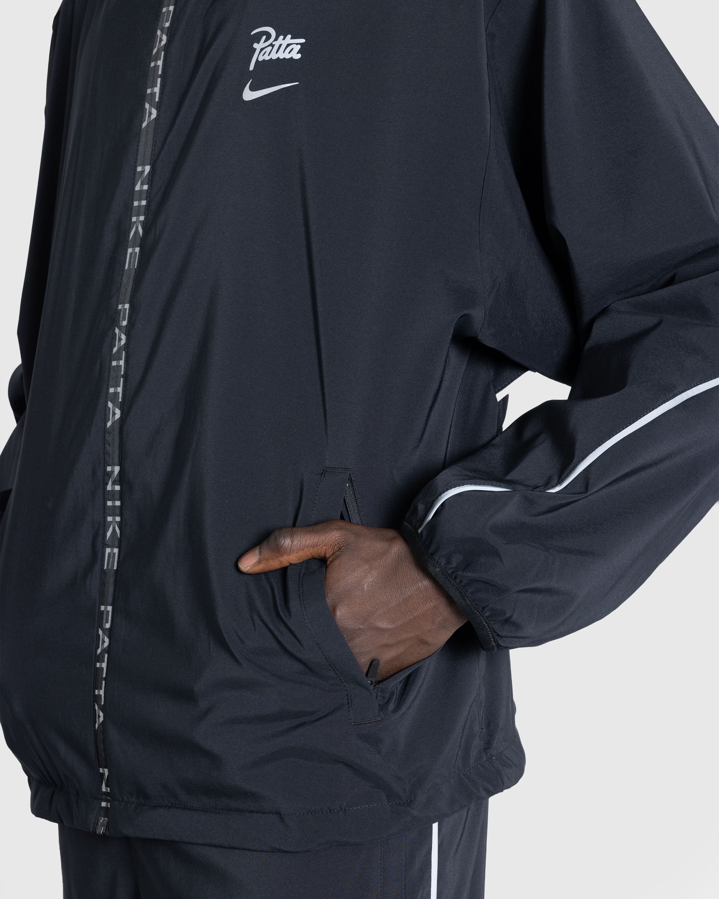 Nike x Patta – Men's Full-Zip Jacket Black - Jackets - Black - Image 5
