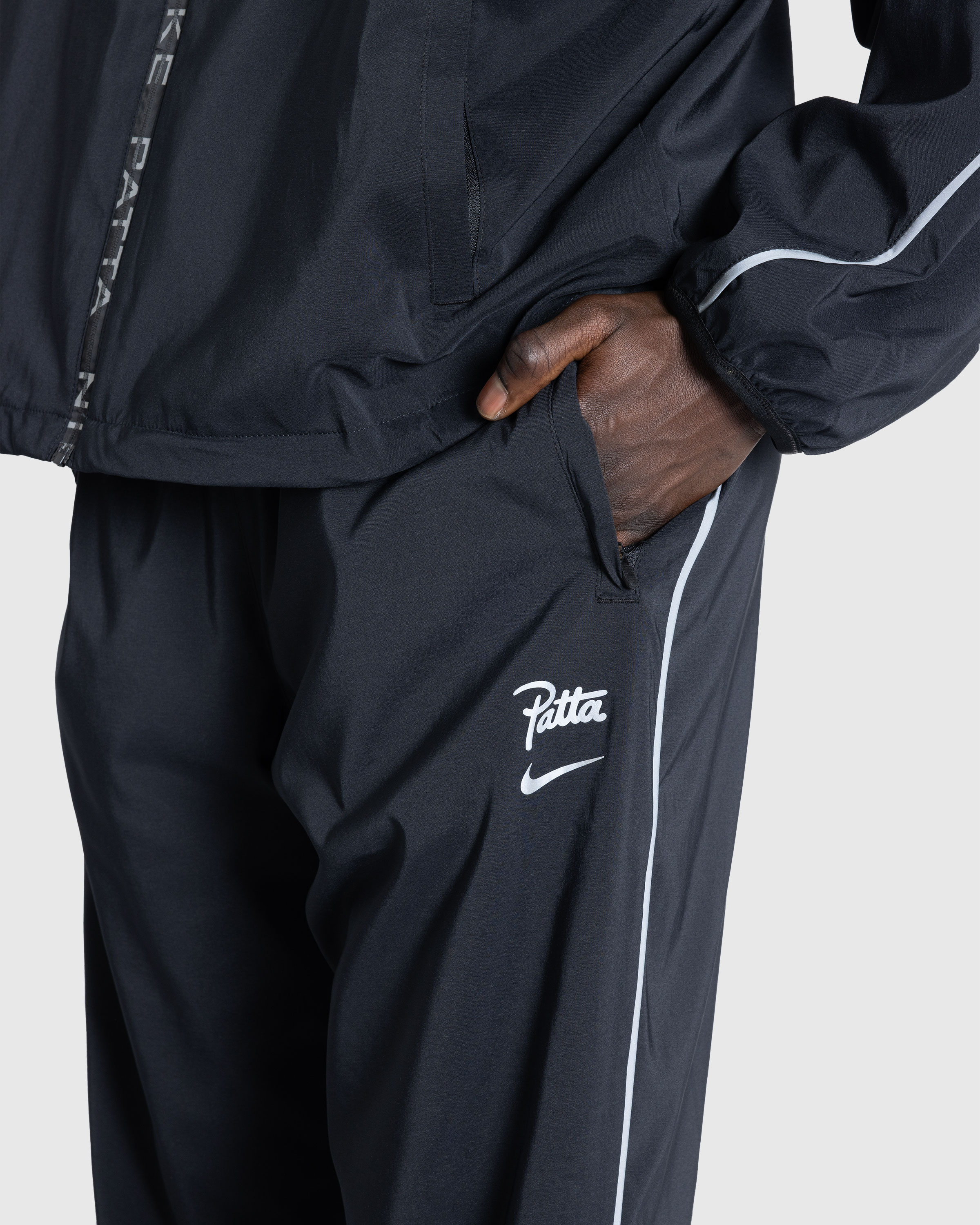 Nike x Patta – Men's Track Pants Black - Track Pants - Black - Image 5