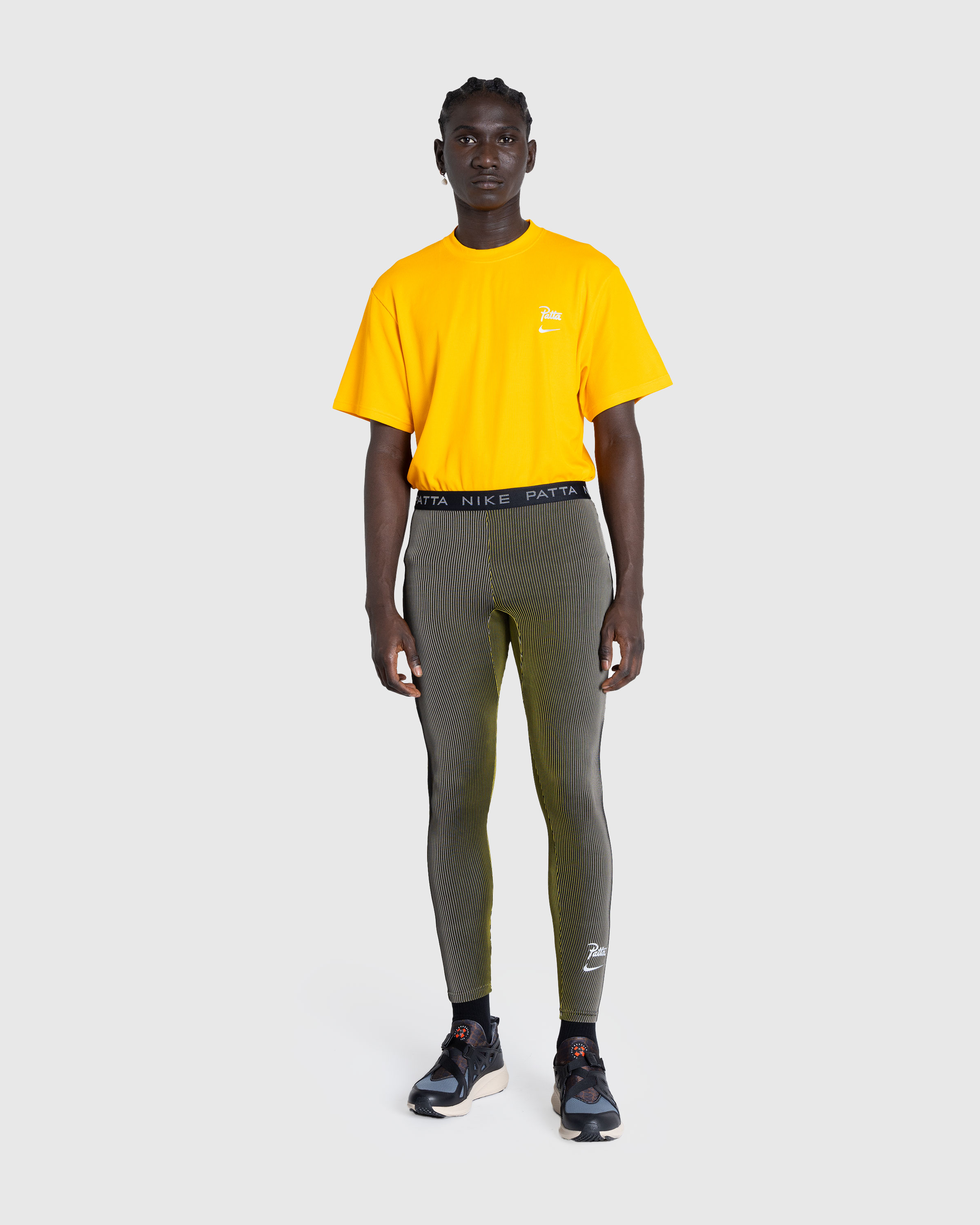 Nike x Patta – Running Team T-Shirt Sundial - T-Shirts - Yellow - Image 3
