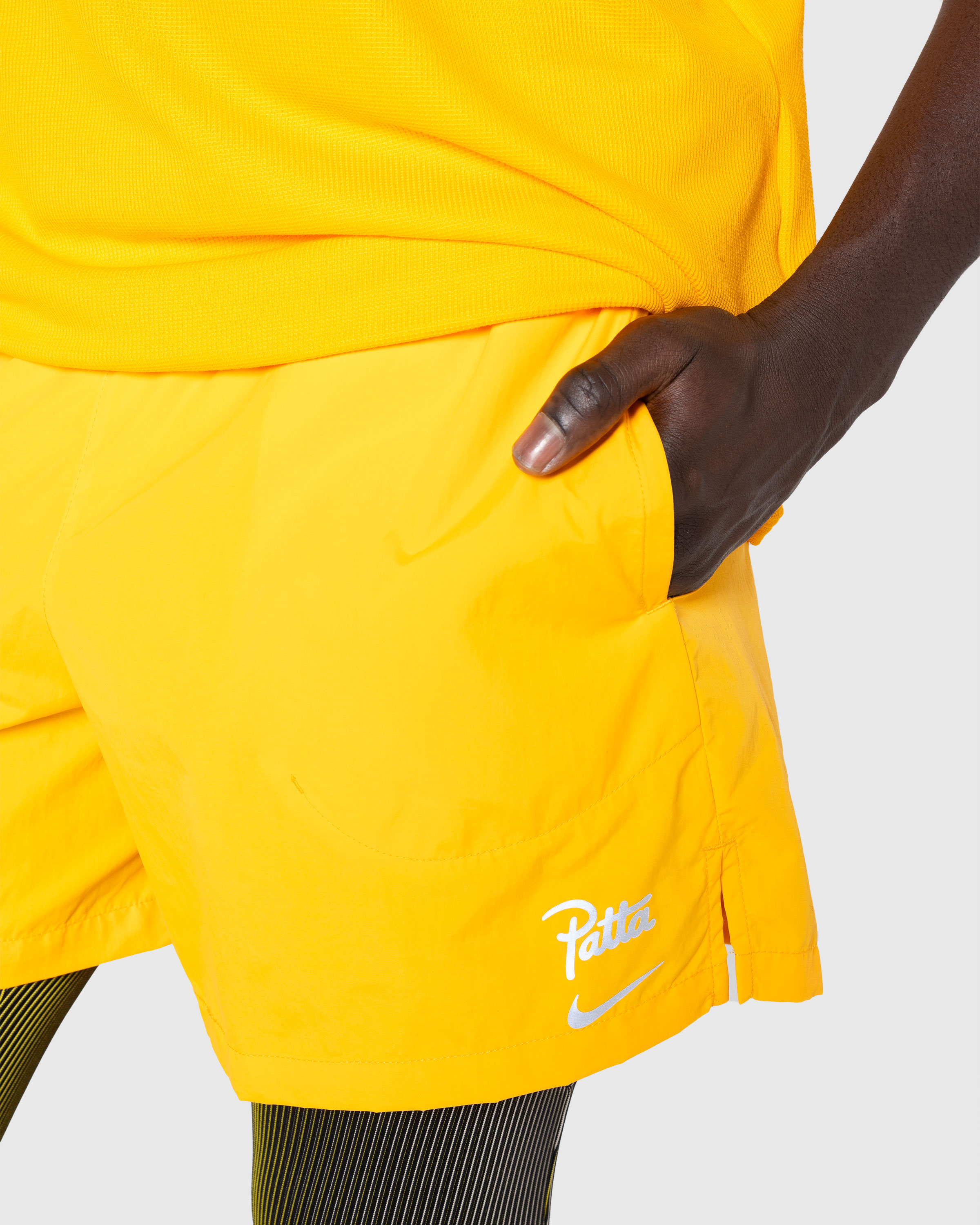 Nike x Patta – Men's Shorts Sundial - Active Shorts - Yellow - Image 5