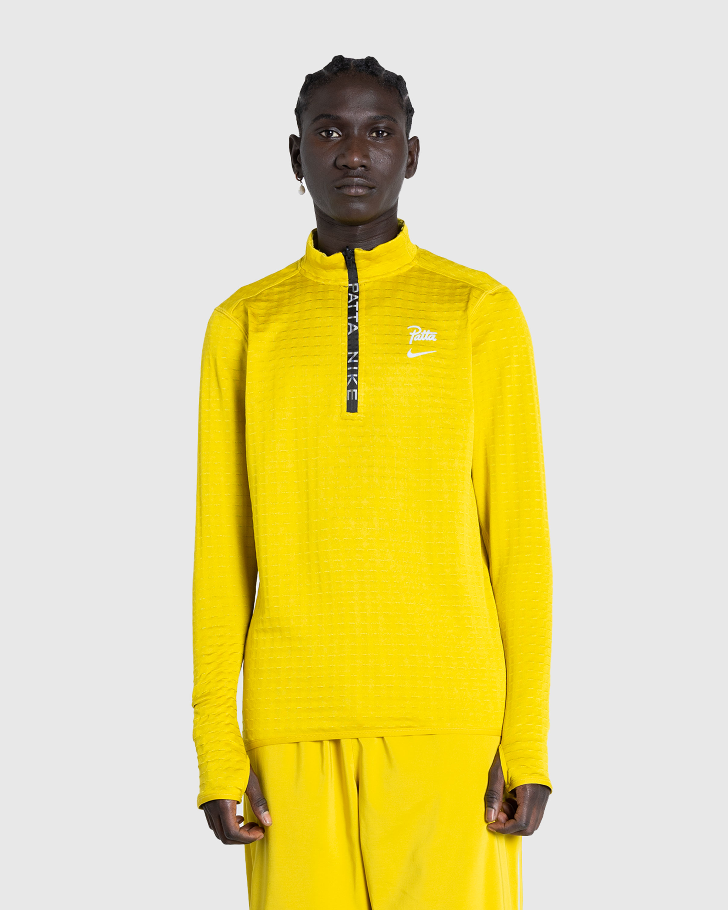 Nike x Patta – Half-Zip Long-Sleeve Top Saffron Quartz - Zip-Ups - Green - Image 2