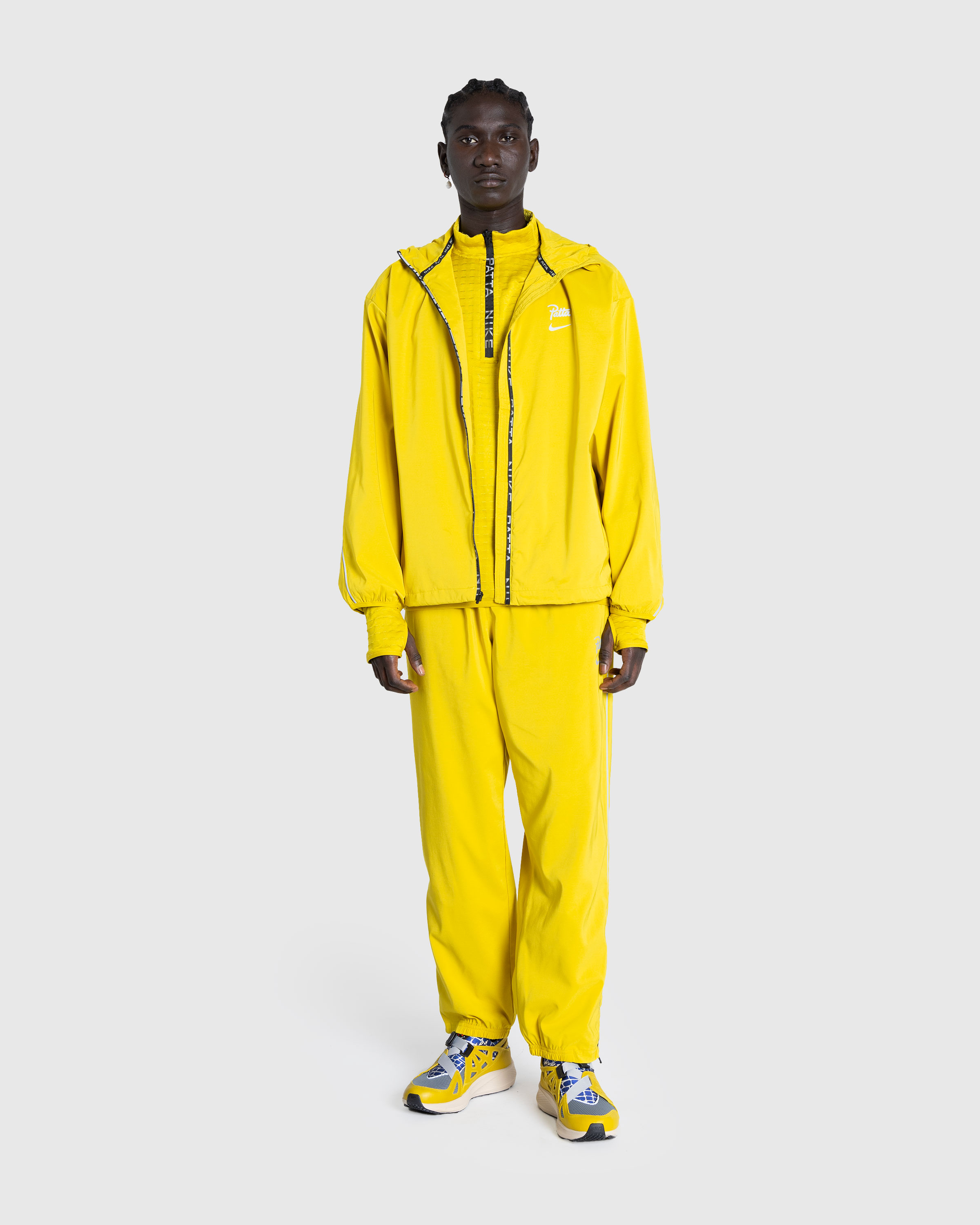 Nike x Patta – Men's Full-Zip Jacket Saffron Quartz - Jackets - Green - Image 3