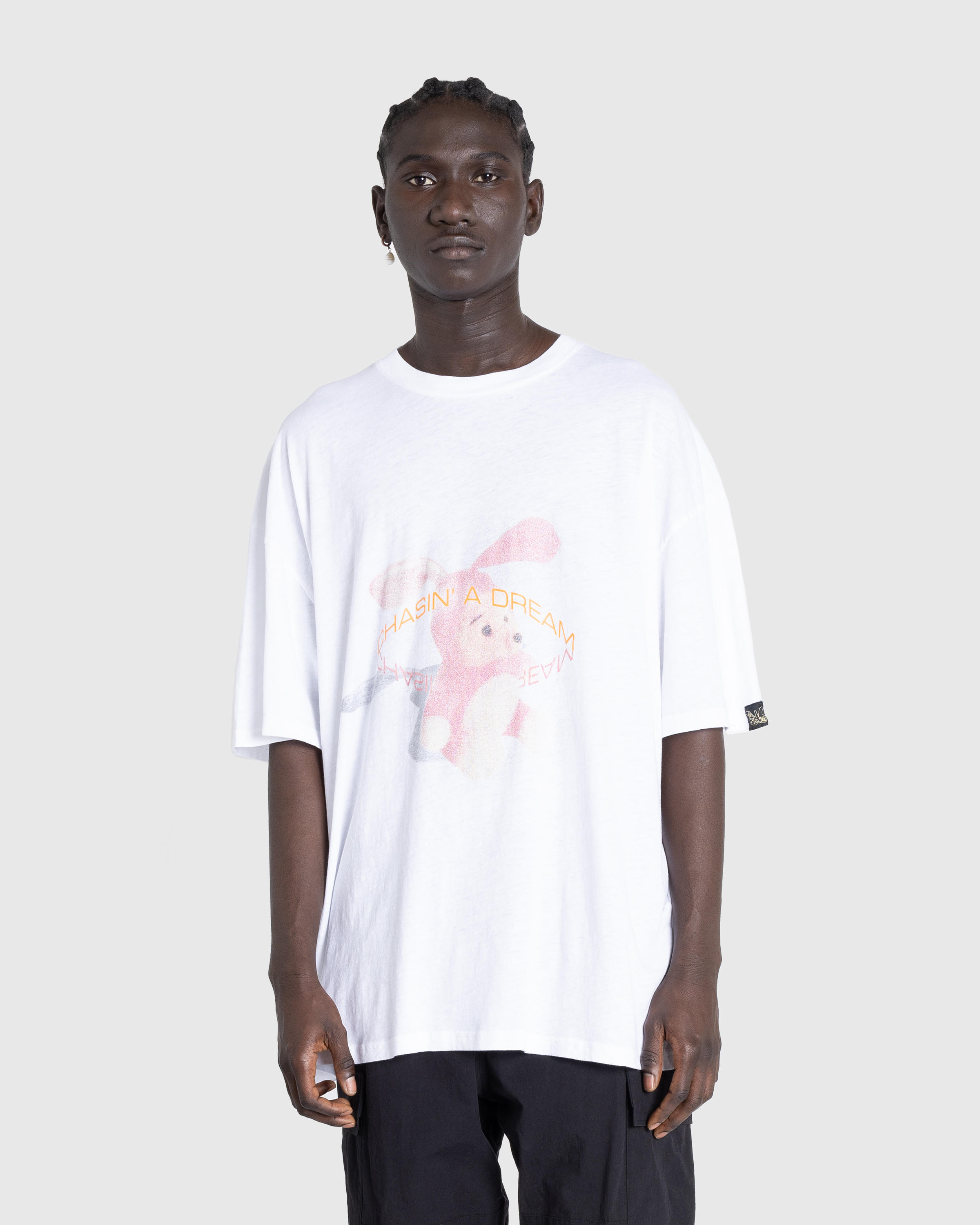 Martine Rose – Oversized S/S T-Shirt White/Noisy Bunny - T-Shirts - White - Image 2