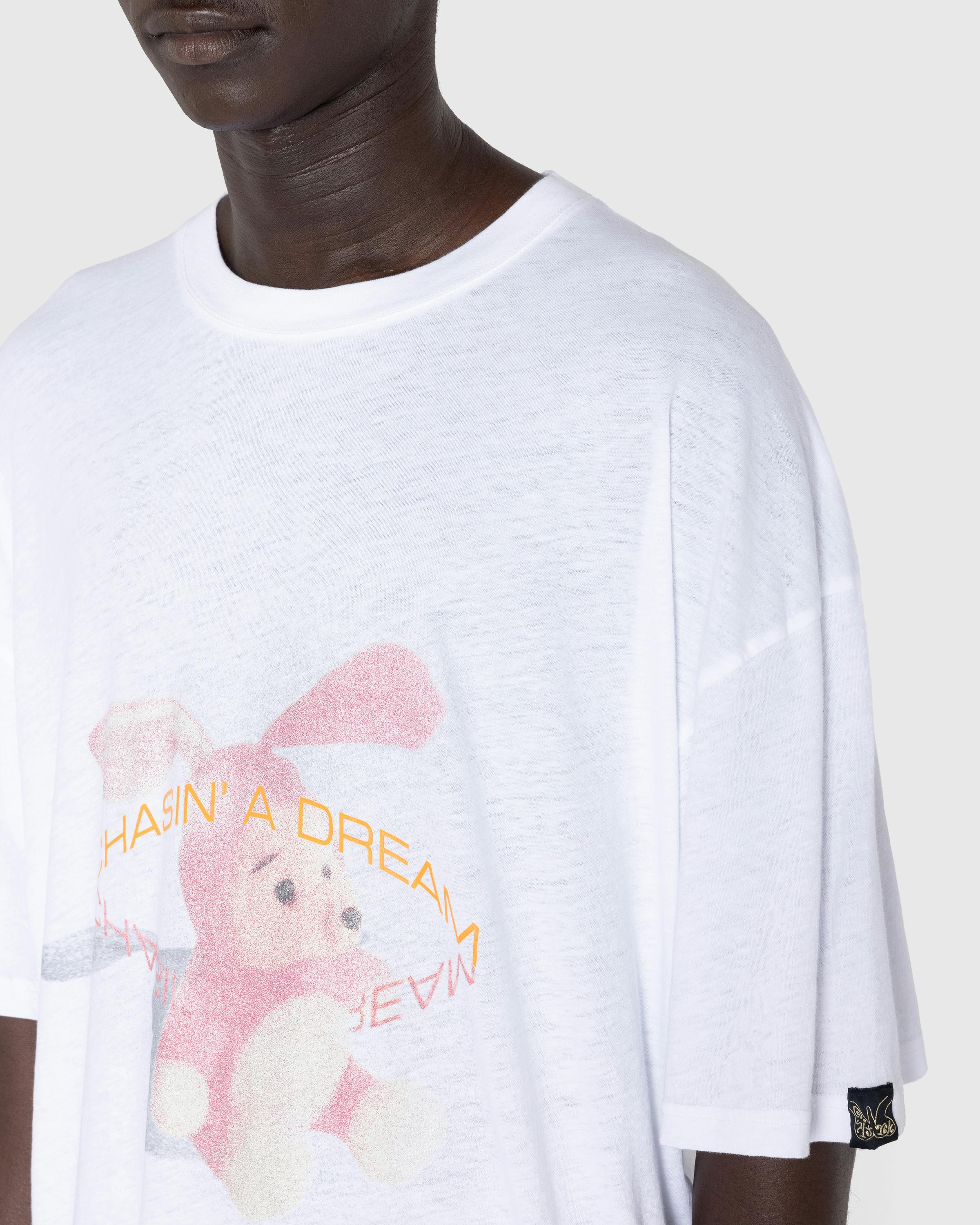 Martine Rose – Oversized S/S T-Shirt White/Noisy Bunny - T-Shirts - White - Image 5