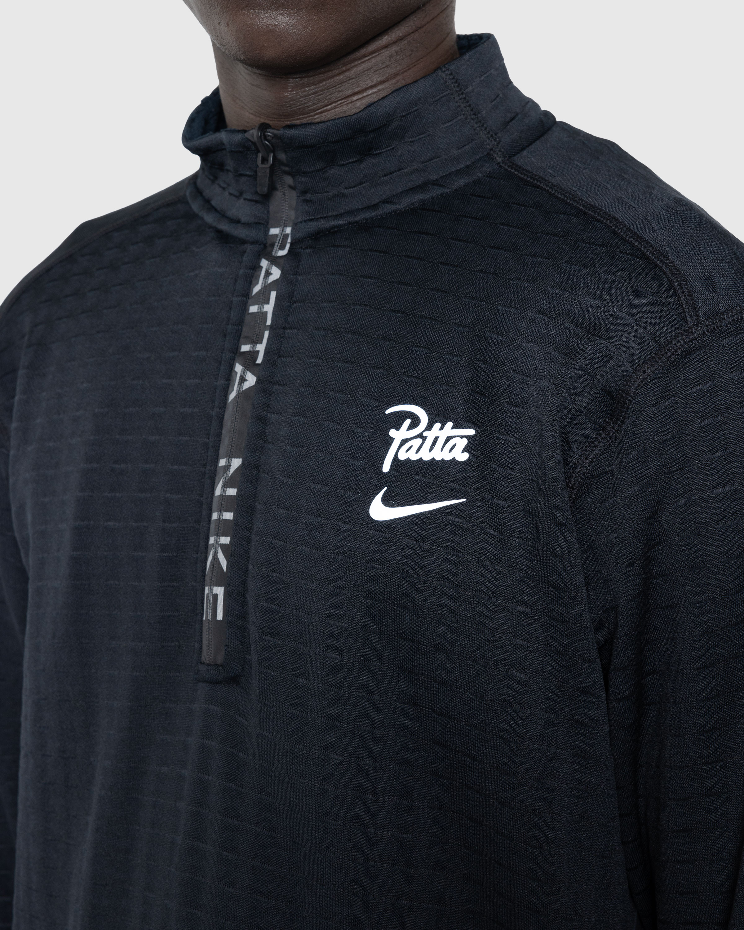 Nike x Patta – Half-Zip Long-Sleeve Top Black - Zip-Ups - Black - Image 5