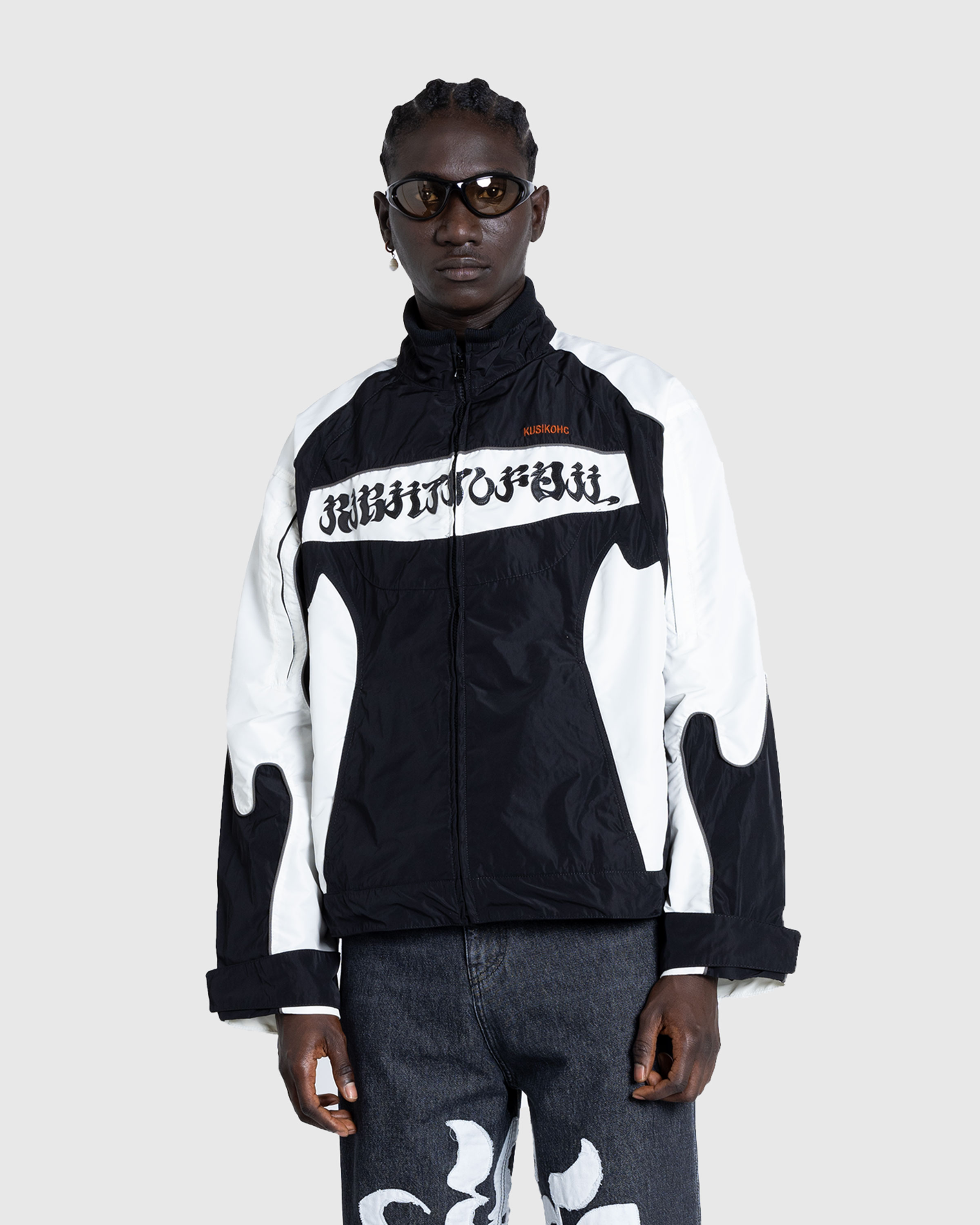 KUSIKOHC – Rider Jacket Black/Cannoli Cream - Outerwear - Black - Image 2