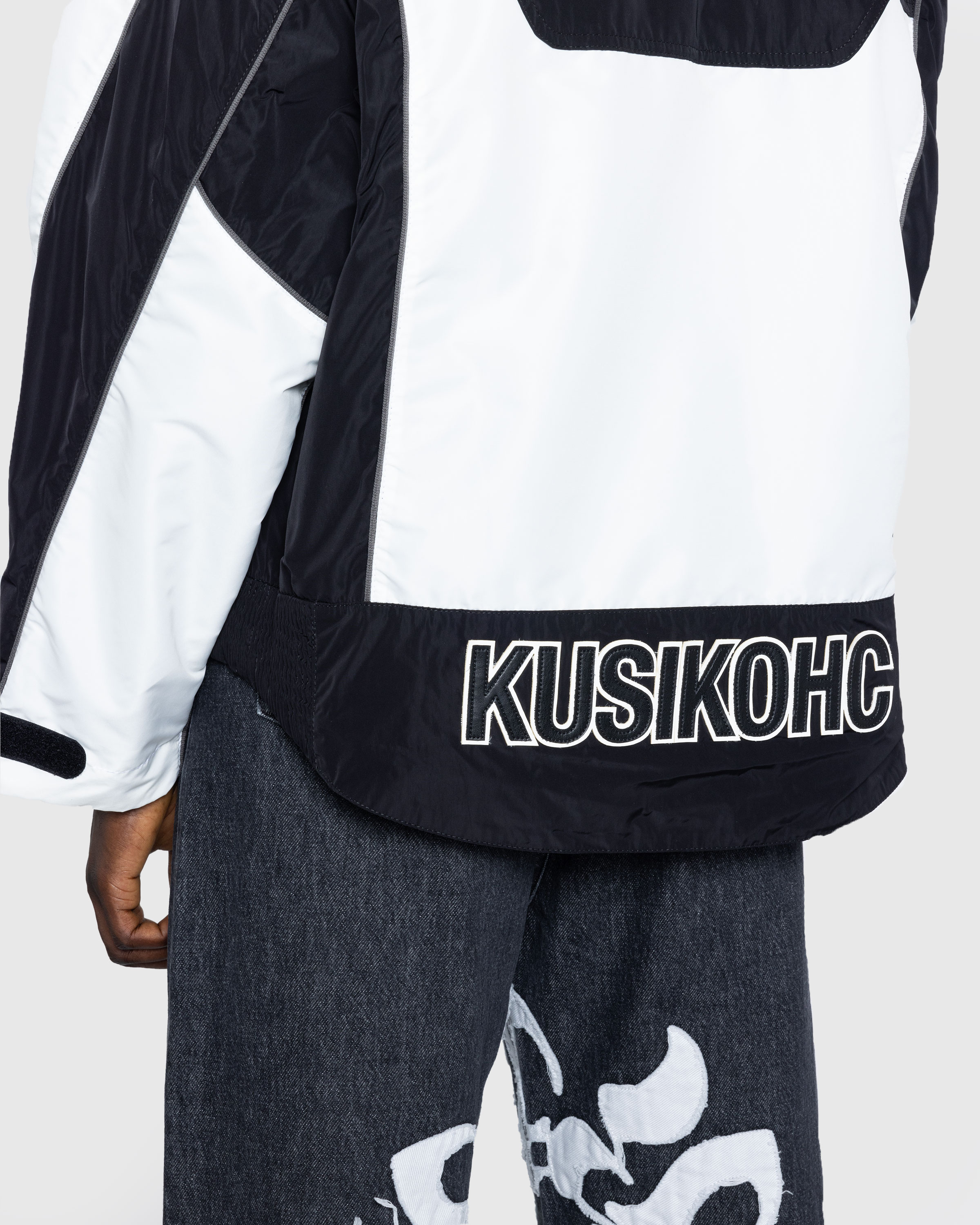 KUSIKOHC – Rider Jacket Black/Cannoli Cream - Outerwear - Black - Image 5