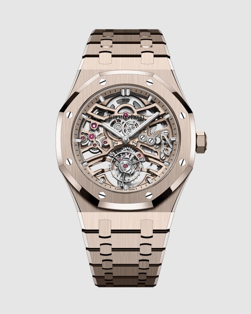 Audemars Piguet Sand Gold Royal Oak Flying Tourbillon Openworked