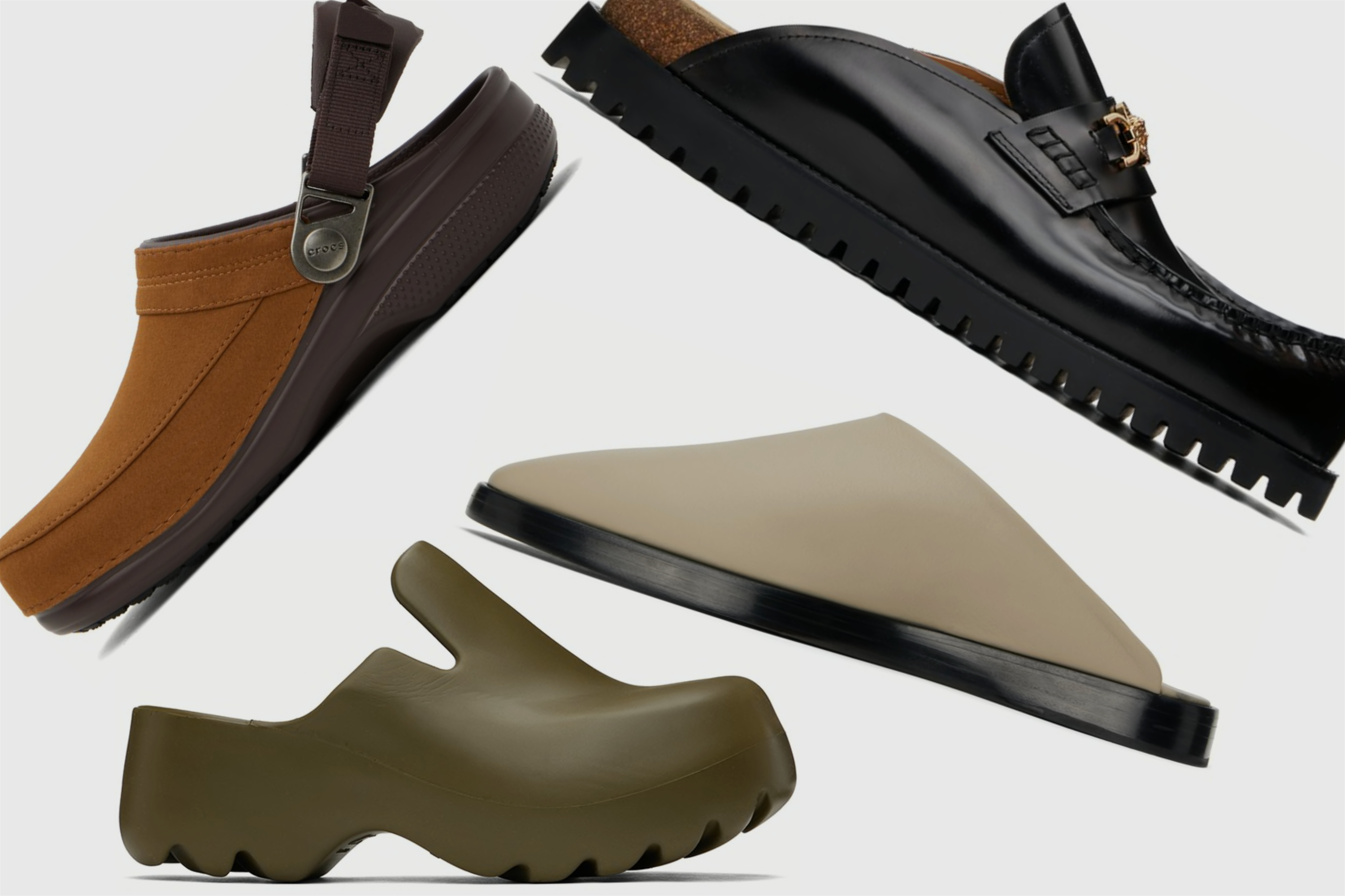 Mules Slingbacks Slides Sandals Summer Shoes Versace Birkenstock Crocs Bottega Veneta Dr Martens Adidas Nike