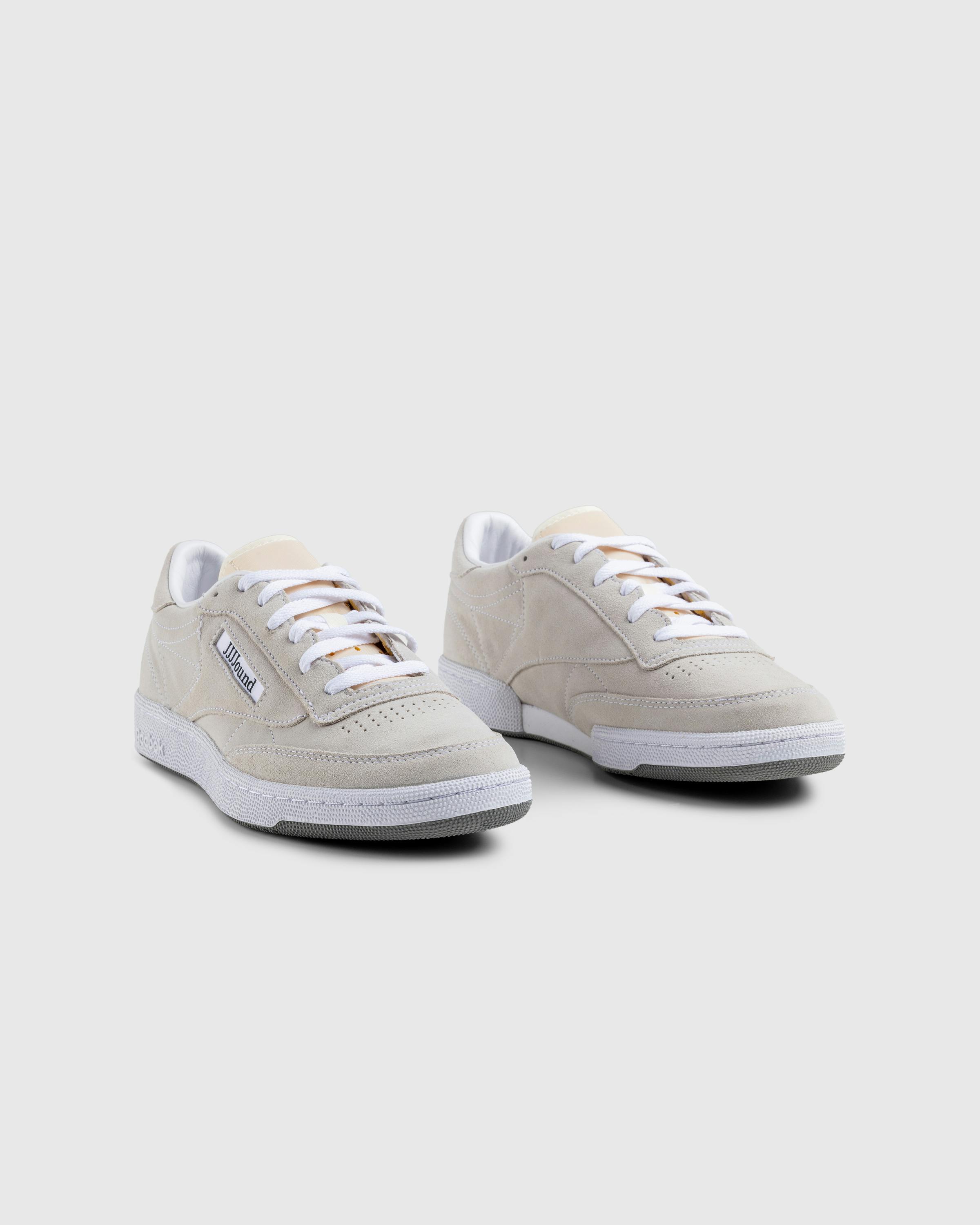 JJJJound x Reebok – Club C 85 White/Chalk/Space Grey - Sneakers - Beige - Image 3