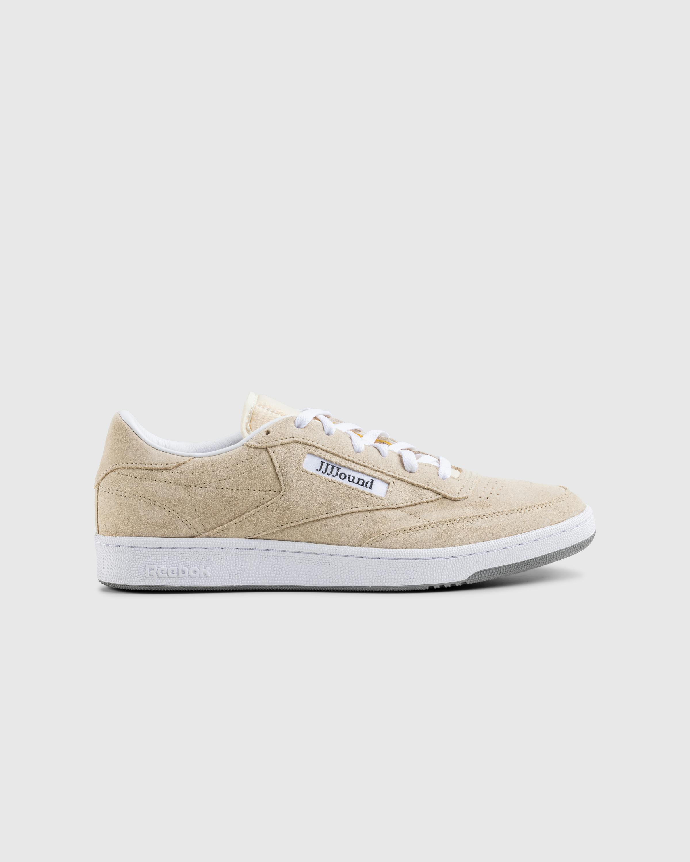 JJJJound x Reebok – Club C 85 Cork/White/Space Grey - Sneakers - Beige - Image 1