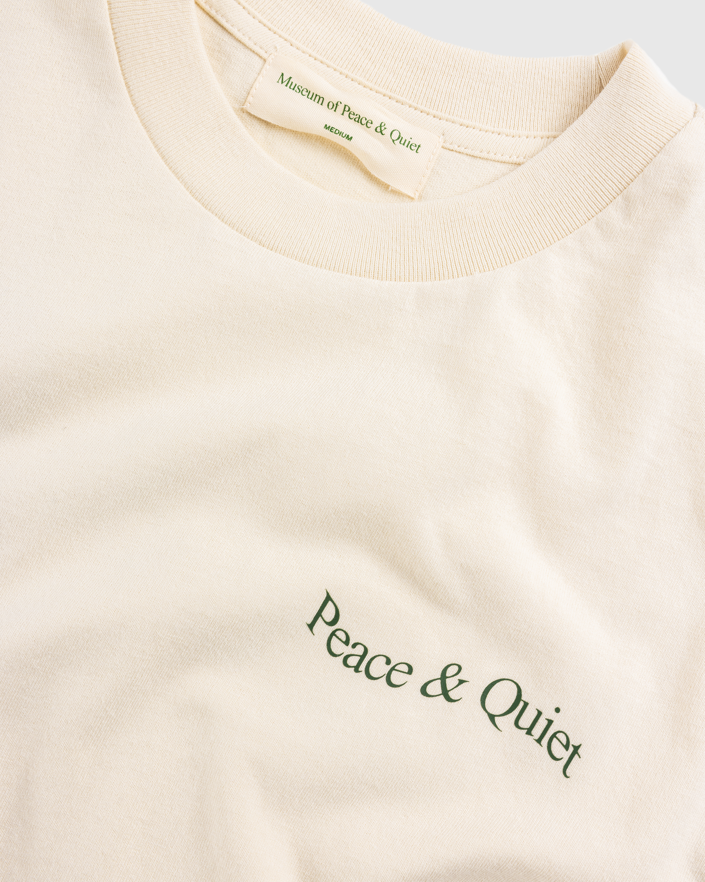 Museum of Peace & Quiet – Wordmark T-Shirt Bone - T-Shirts - Beige - Image 6