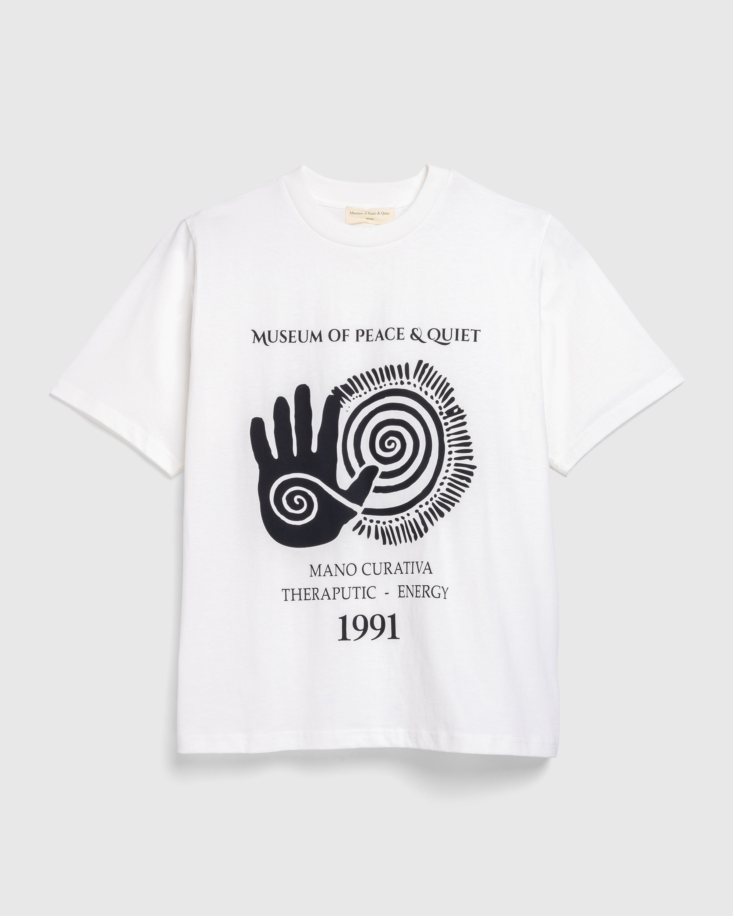 Museum of Peace & Quiet – Mano Curativa T-Shirt White - T-Shirts - White - Image 1
