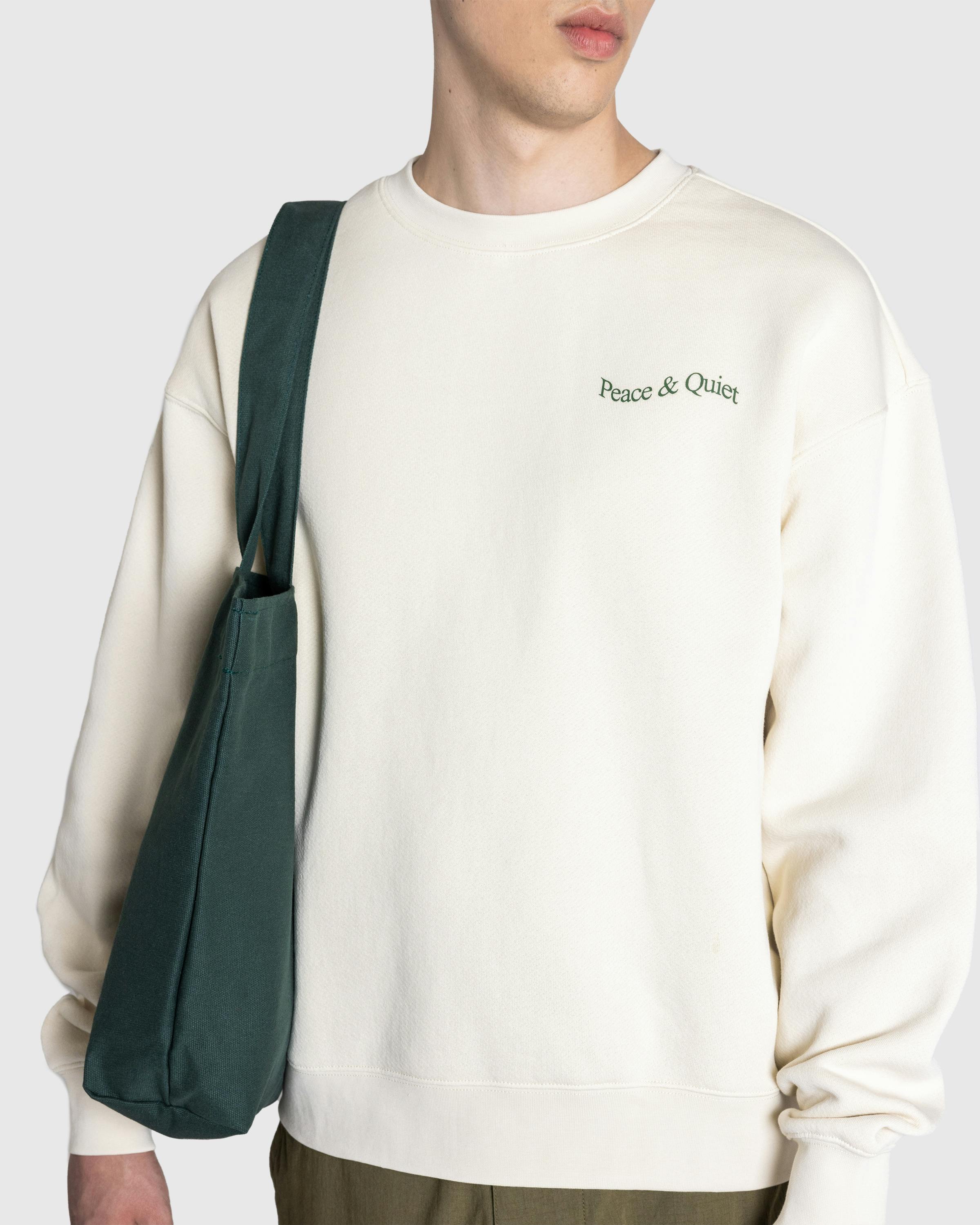 Museum of Peace & Quiet – Wordmark Crewneck Bone - Sweatshirts - Beige - Image 5