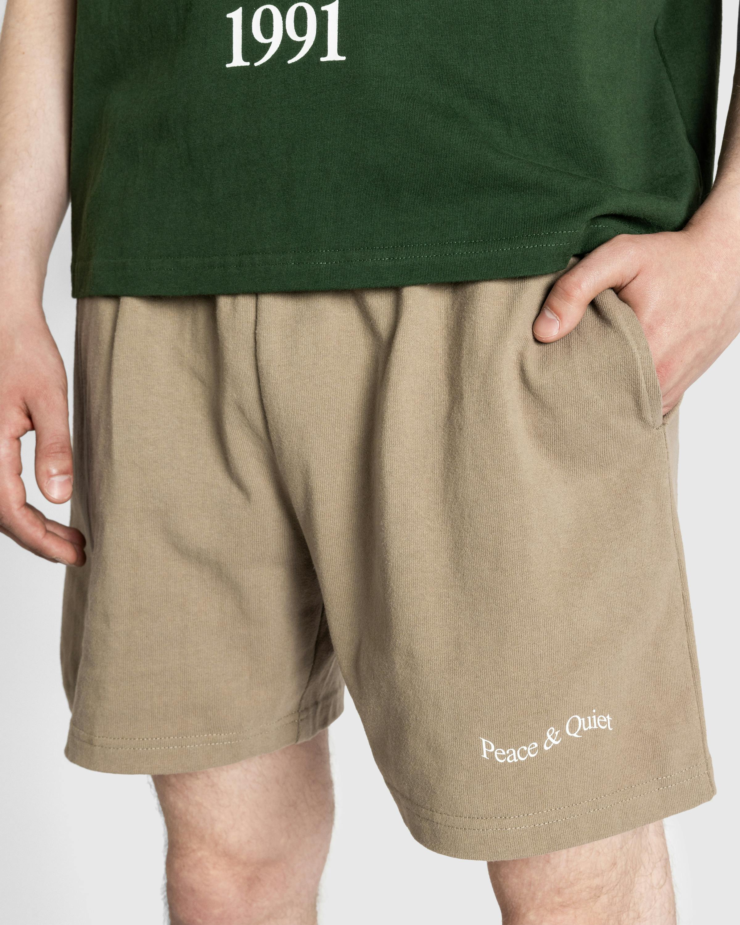 Museum of Peace & Quiet – Wordmark Sweatshorts Clay - Sweatshorts - Brown - Image 5