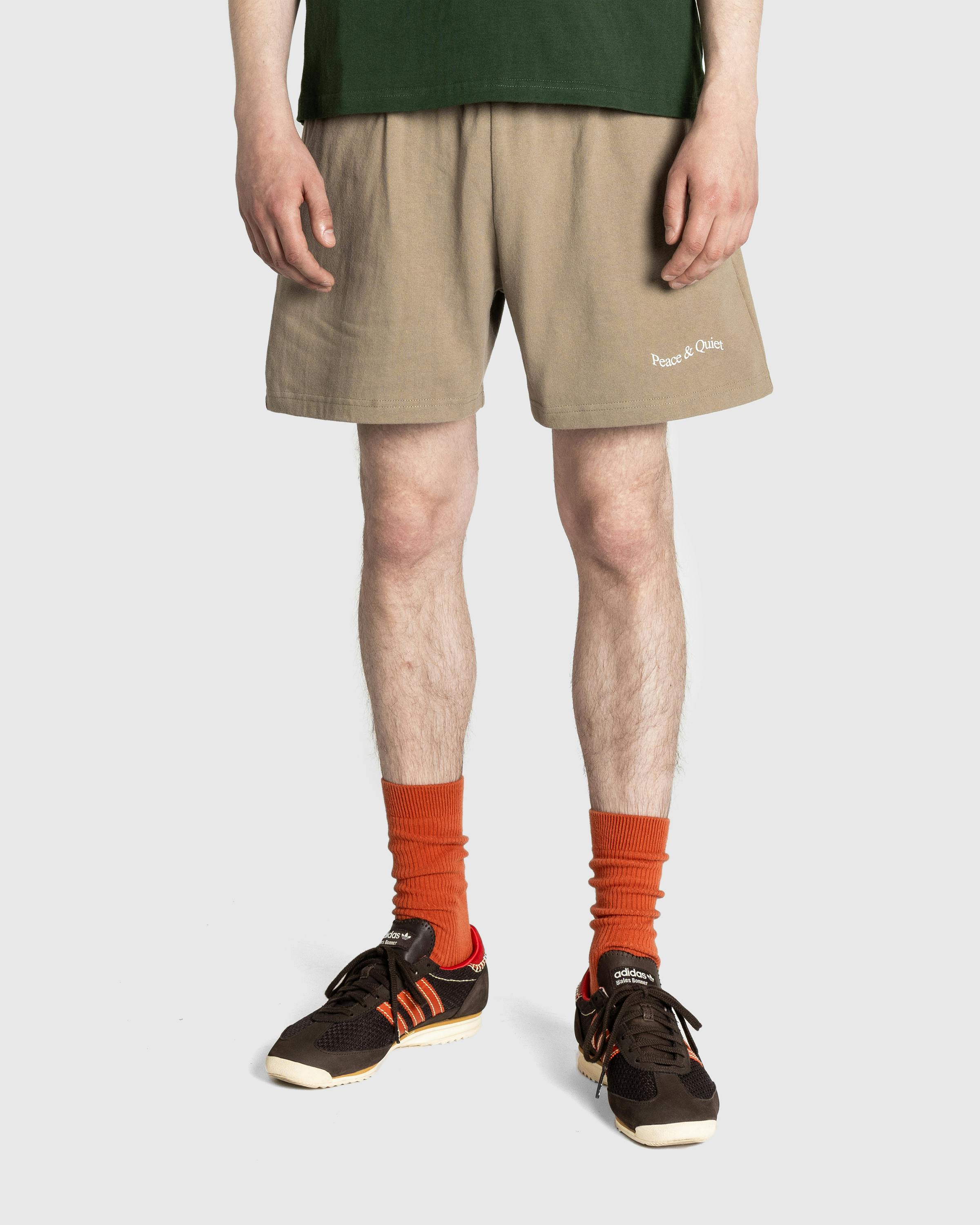 Museum of Peace & Quiet – Wordmark Sweatshorts Clay - Sweatshorts - Brown - Image 4