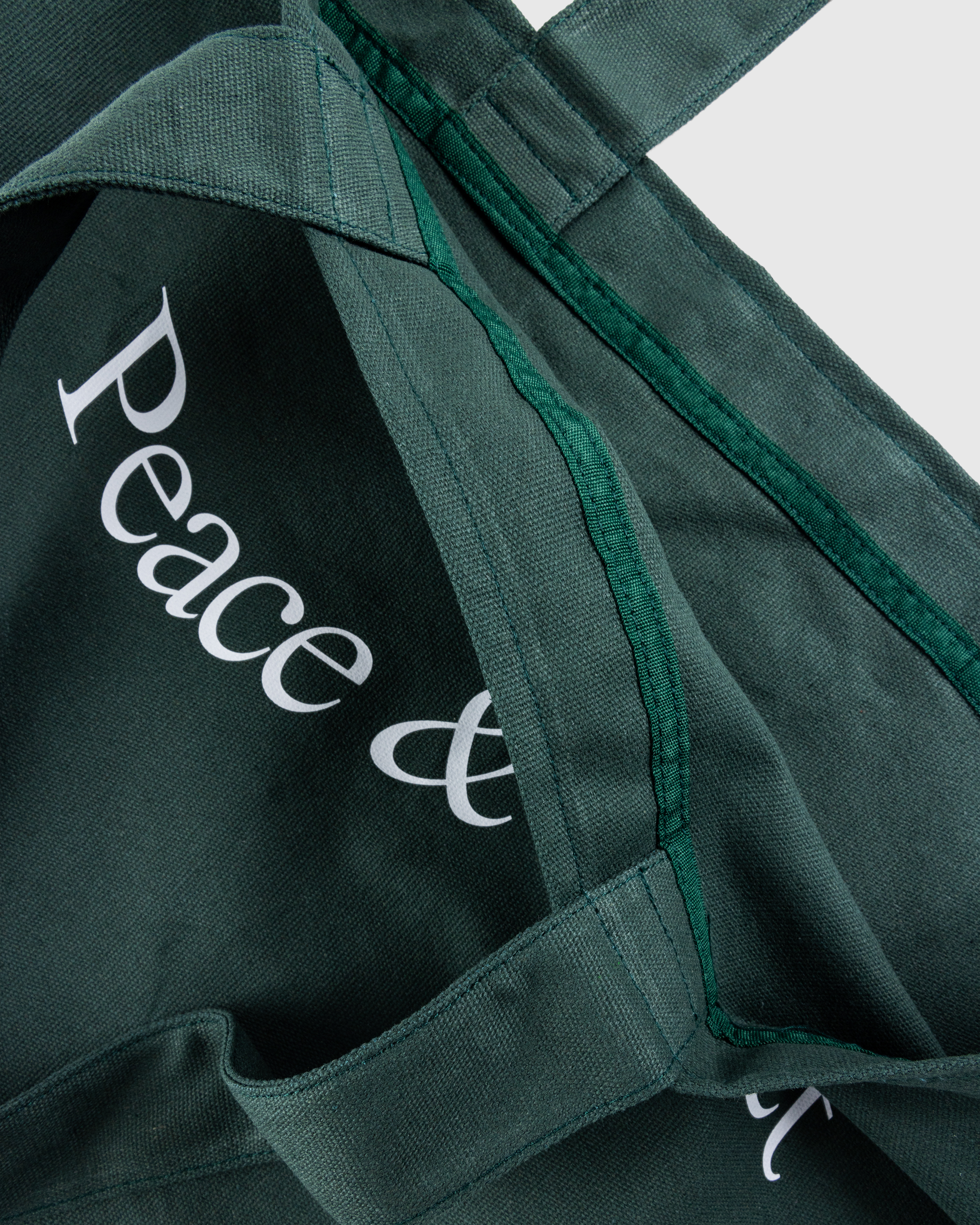 Museum of Peace & Quiet – Wordmark Tote Bag Forest - Tote Bags - Green - Image 5