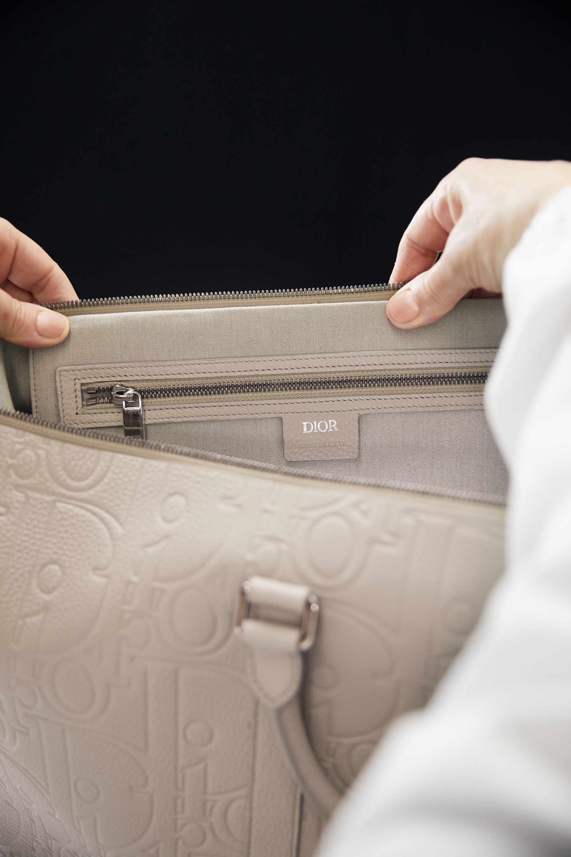 How Dior Sculpted Leather Bags With Gravity
