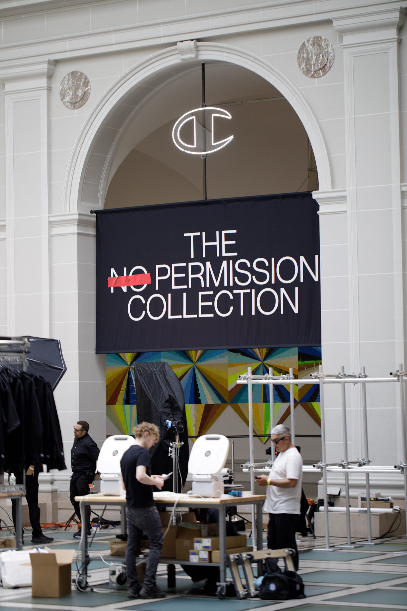 Champion No Permission exhibit at the brooklyn museum
