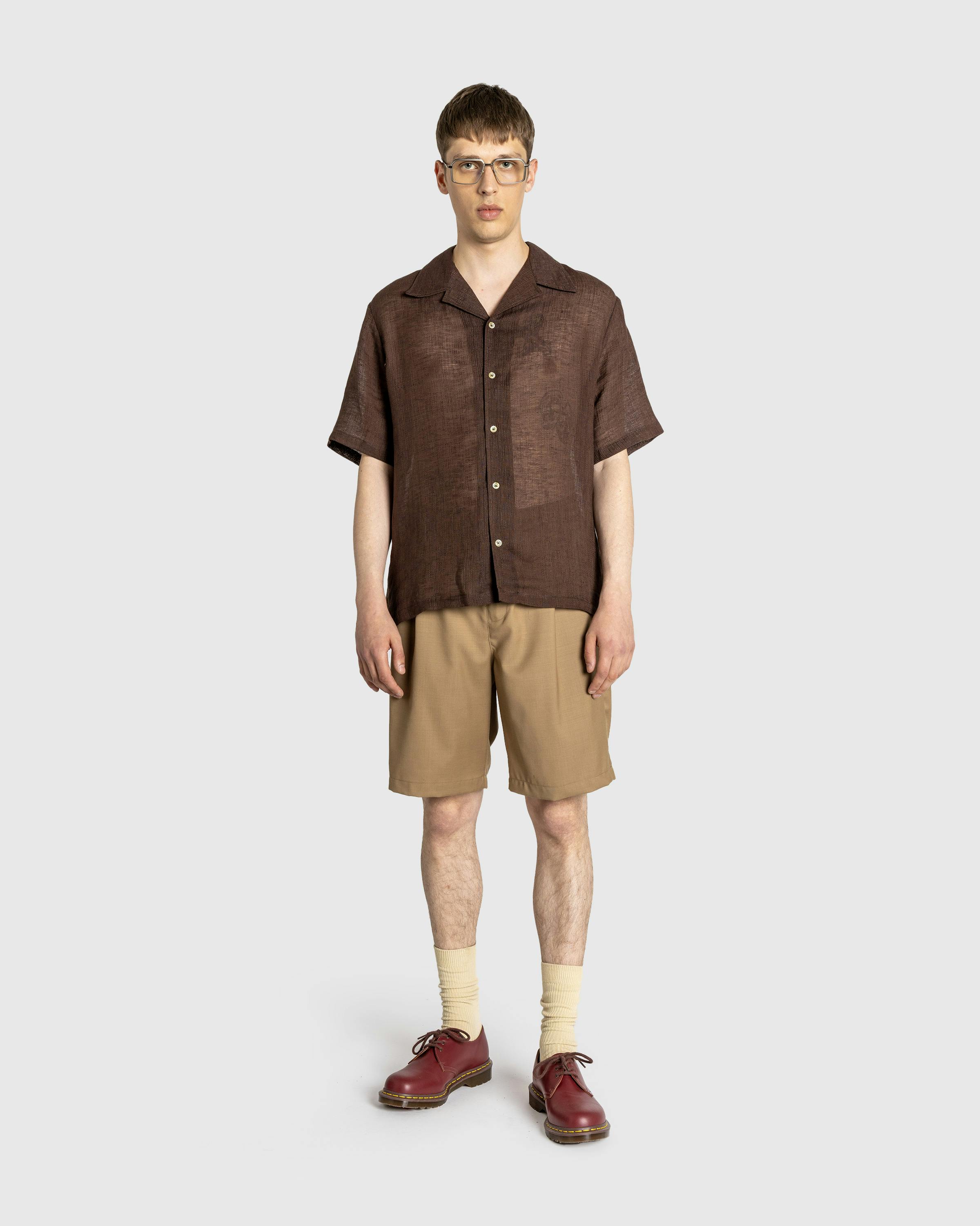 Séfr – Dalian Shirt Feather Brown - Longsleeve Shirts - Brown - Image 3