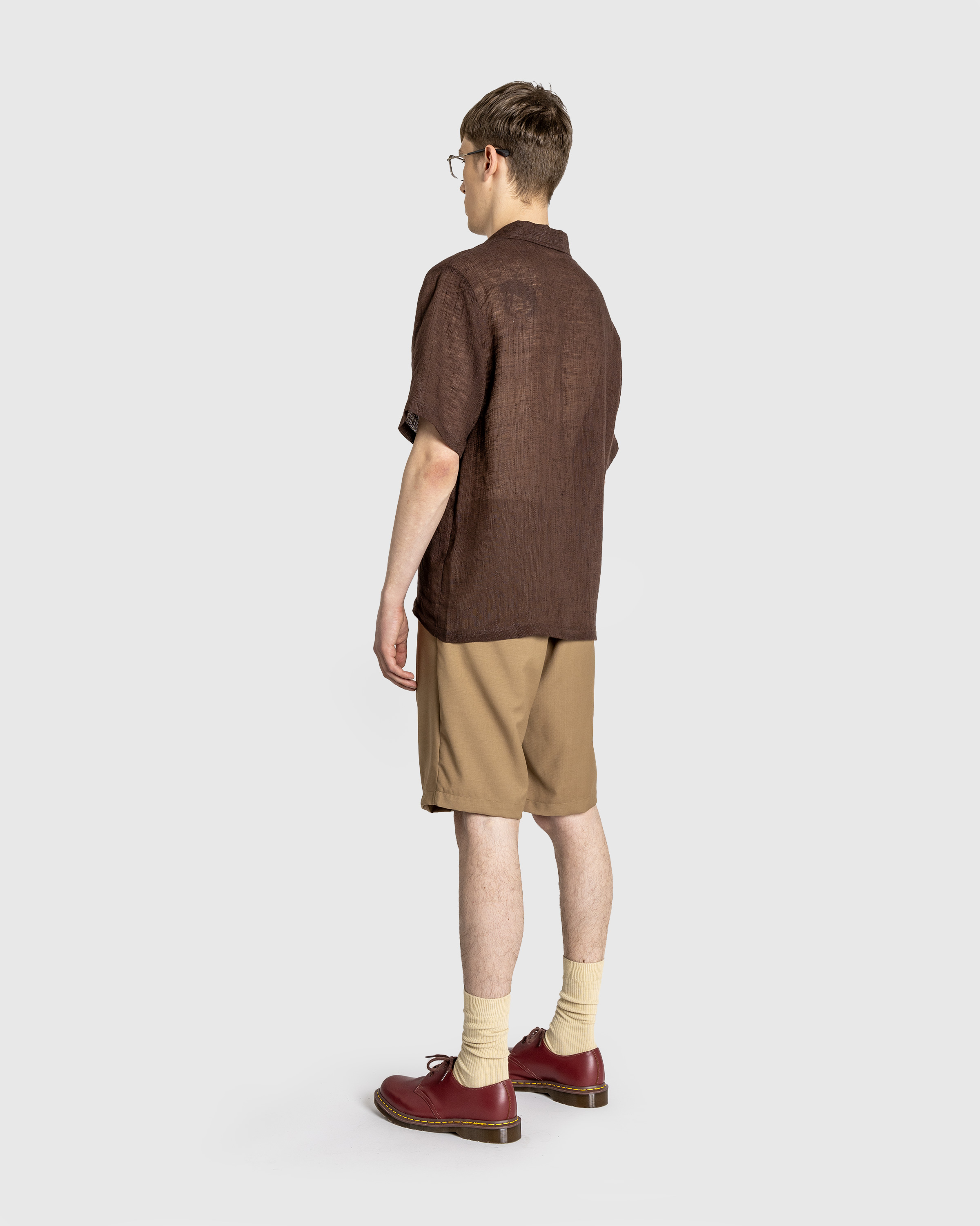 Séfr – Dalian Shirt Feather Brown - Longsleeve Shirts - Brown - Image 4