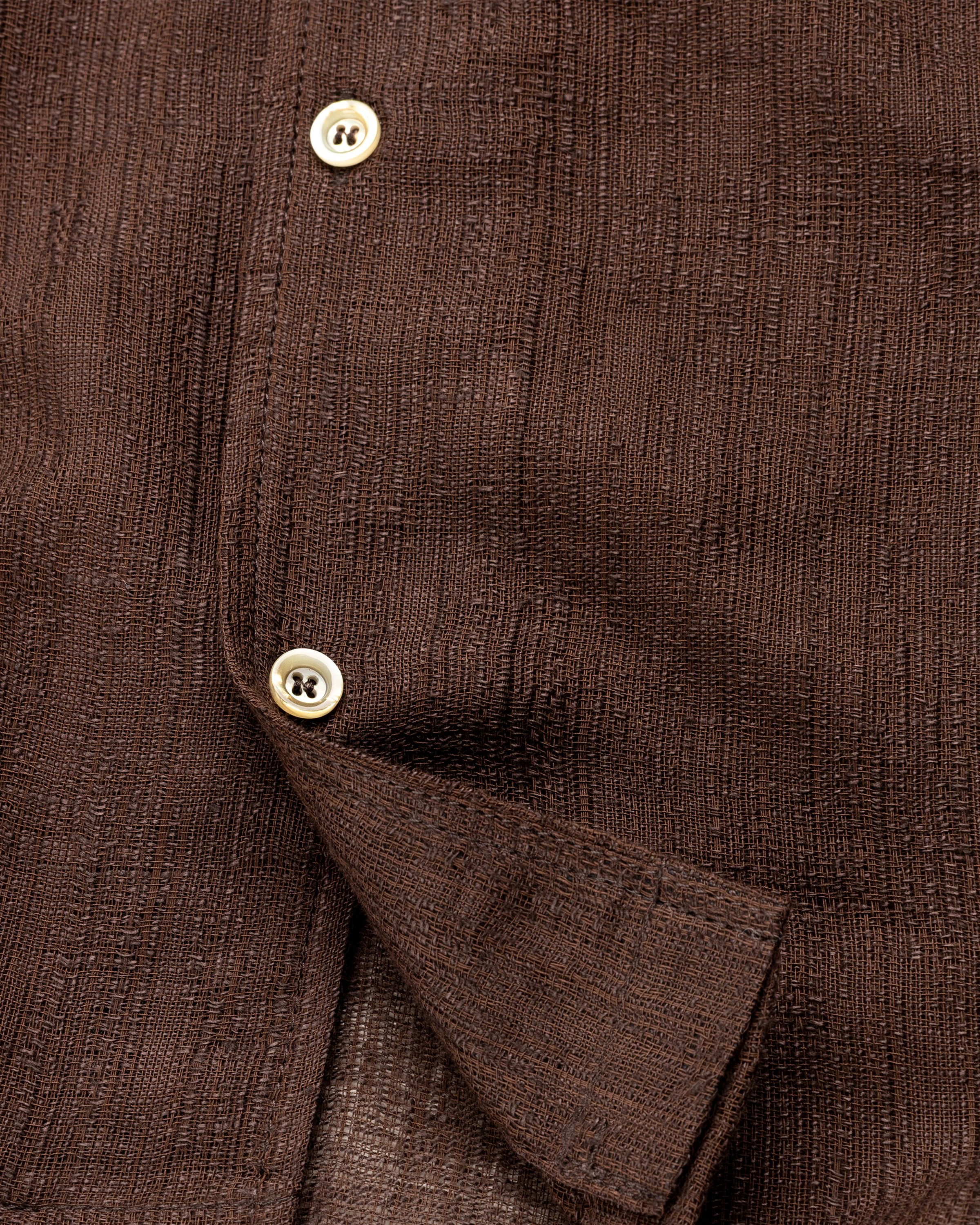Séfr – Dalian Shirt Feather Brown - Longsleeve Shirts - Brown - Image 7