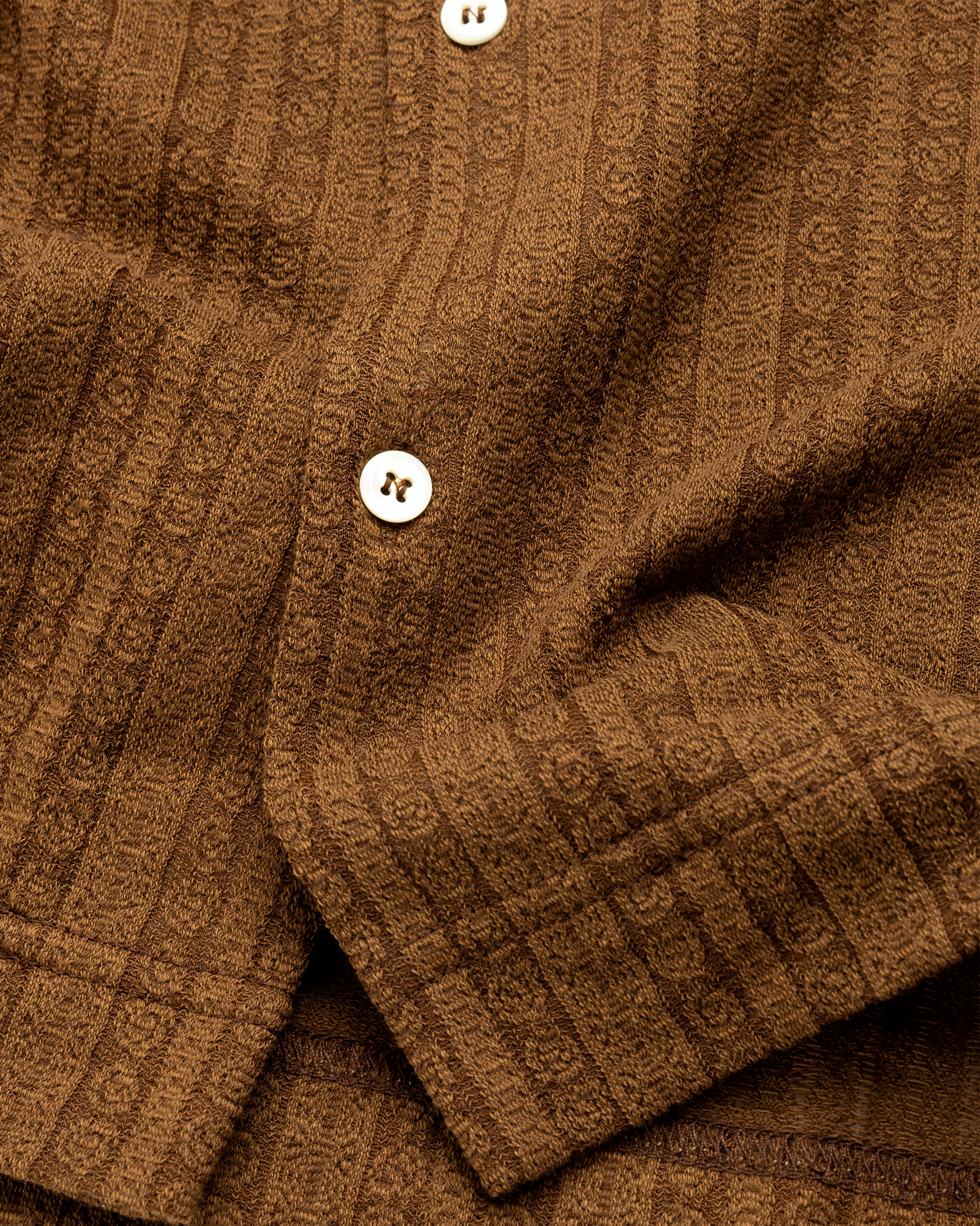 Séfr – Suneham Shirt Espresso Medallion - Longsleeve Shirts - Brown - Image 6