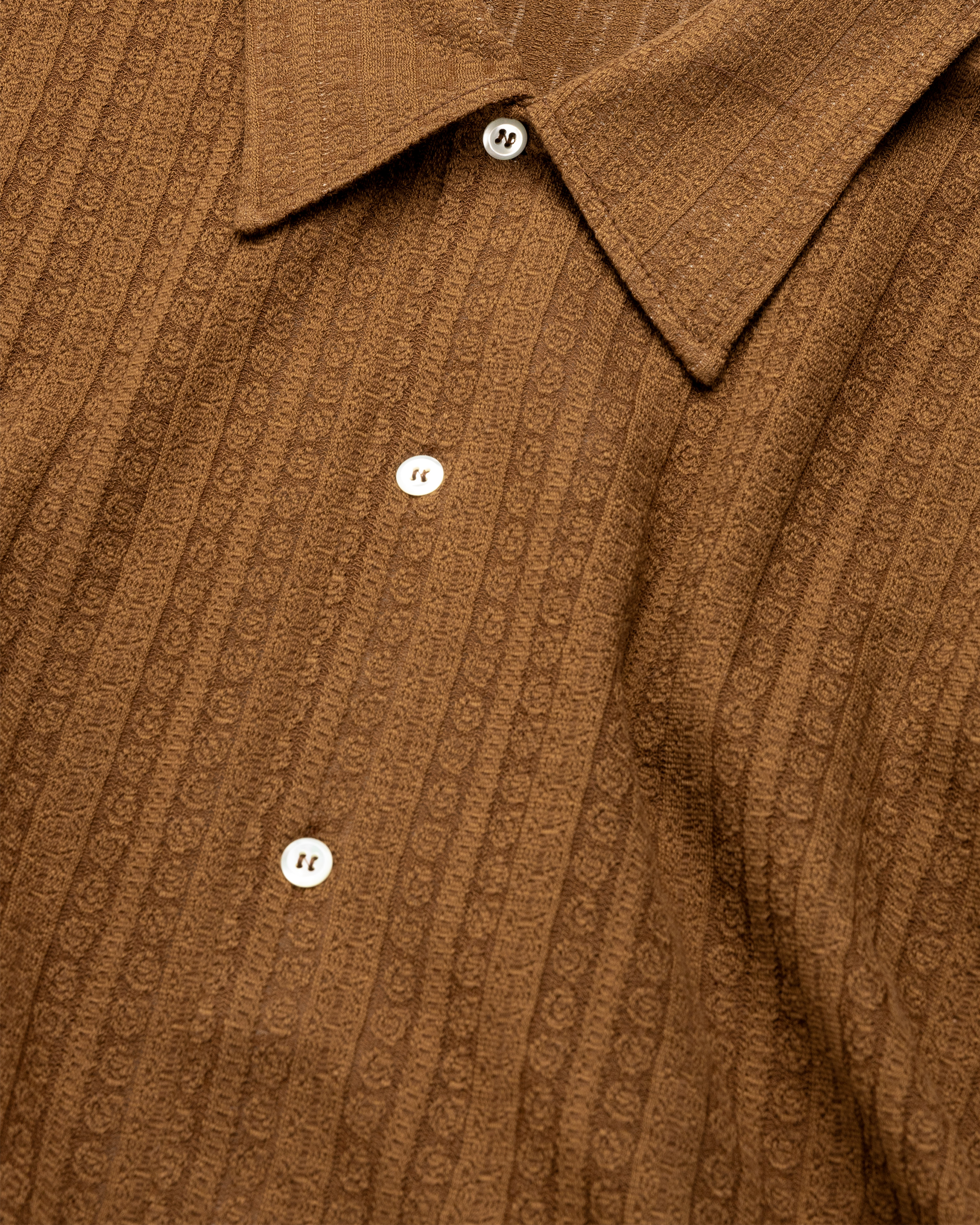 Séfr – Suneham Shirt Espresso Medallion - Longsleeve Shirts - Brown - Image 7