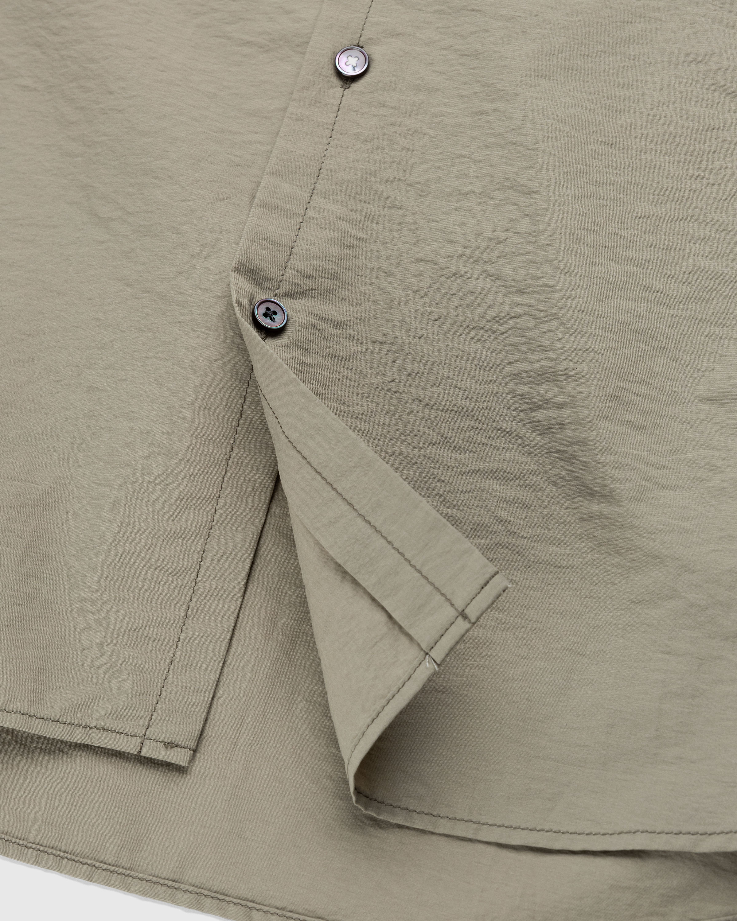 Lemaire – Double Pocket Short-Sleeve Shirt Dusty Khaki - Shirts - Green - Image 6