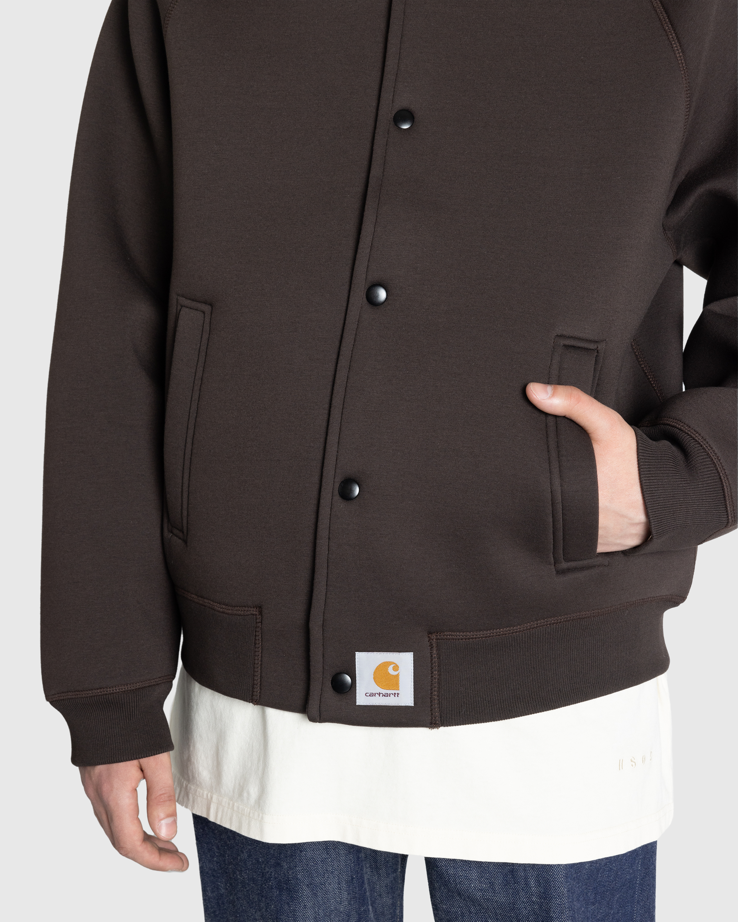 Carhartt WIP – Car-Lux Bomber Tobacco/Grey - Outerwear - Brown - Image 5