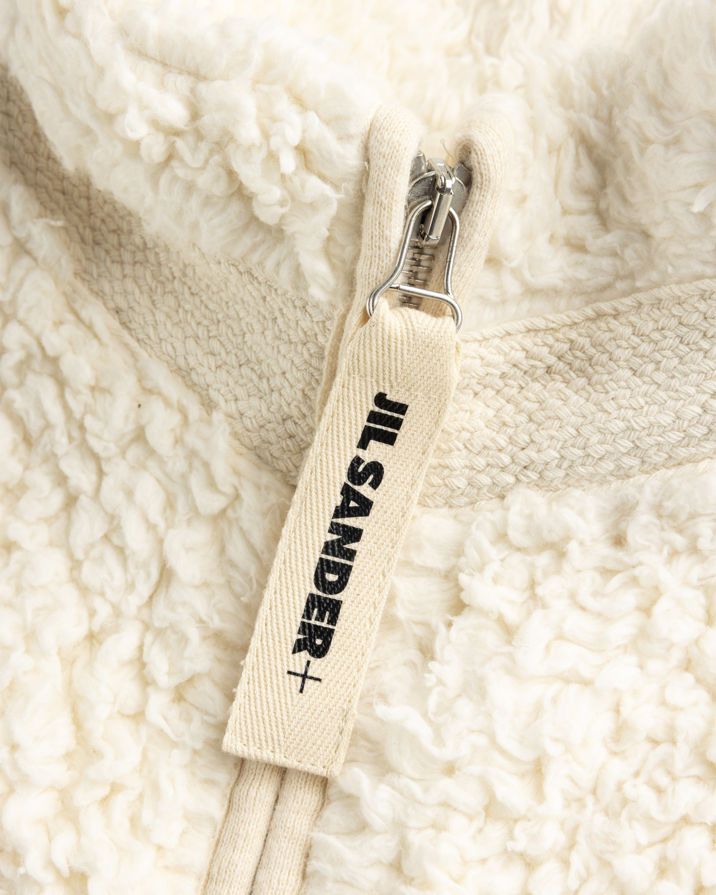 Jil Sander – Zip-Up Jacket Eggshell - Knitwear - White - Image 6