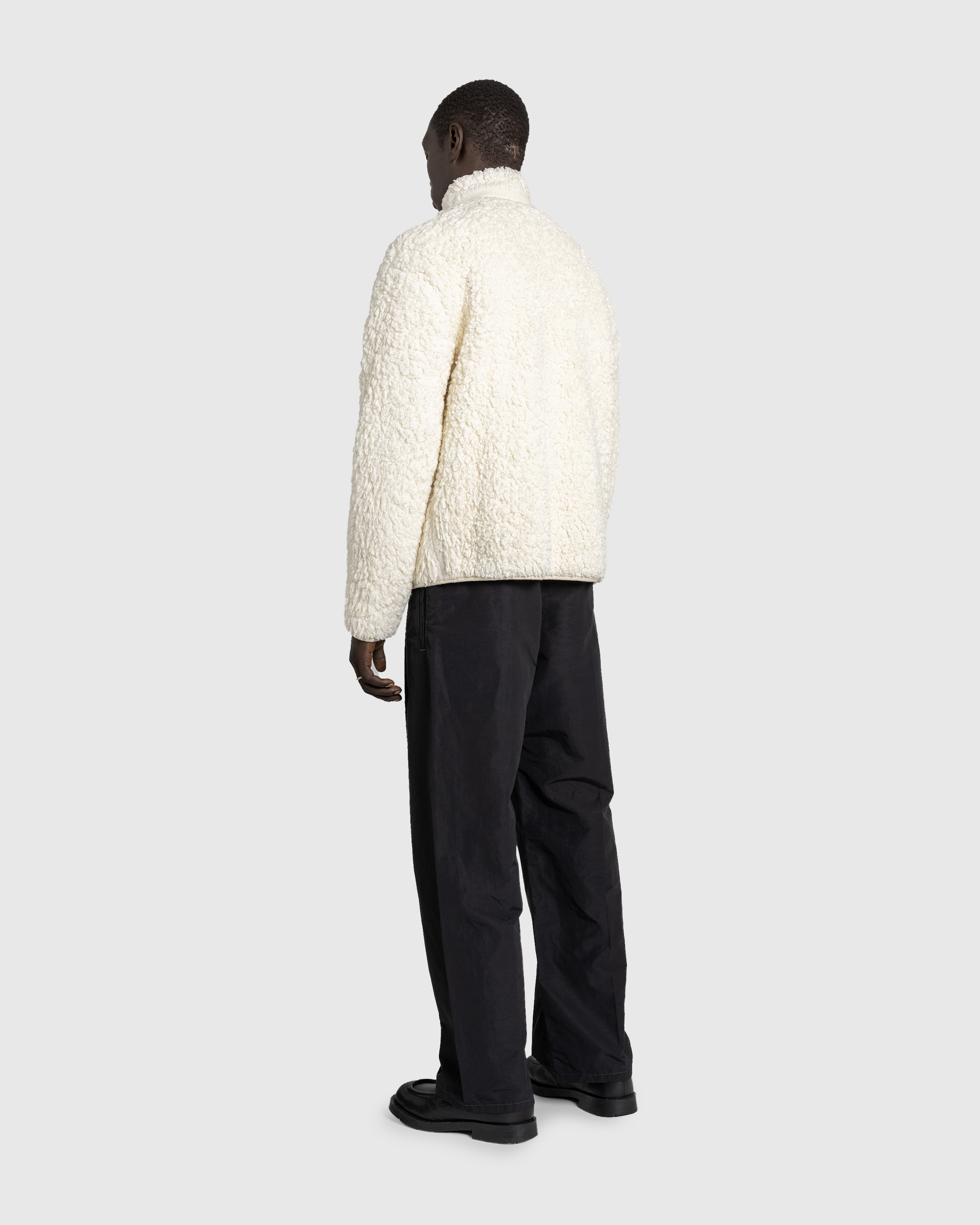 Jil Sander – Zip-Up Jacket Eggshell - Knitwear - White - Image 4