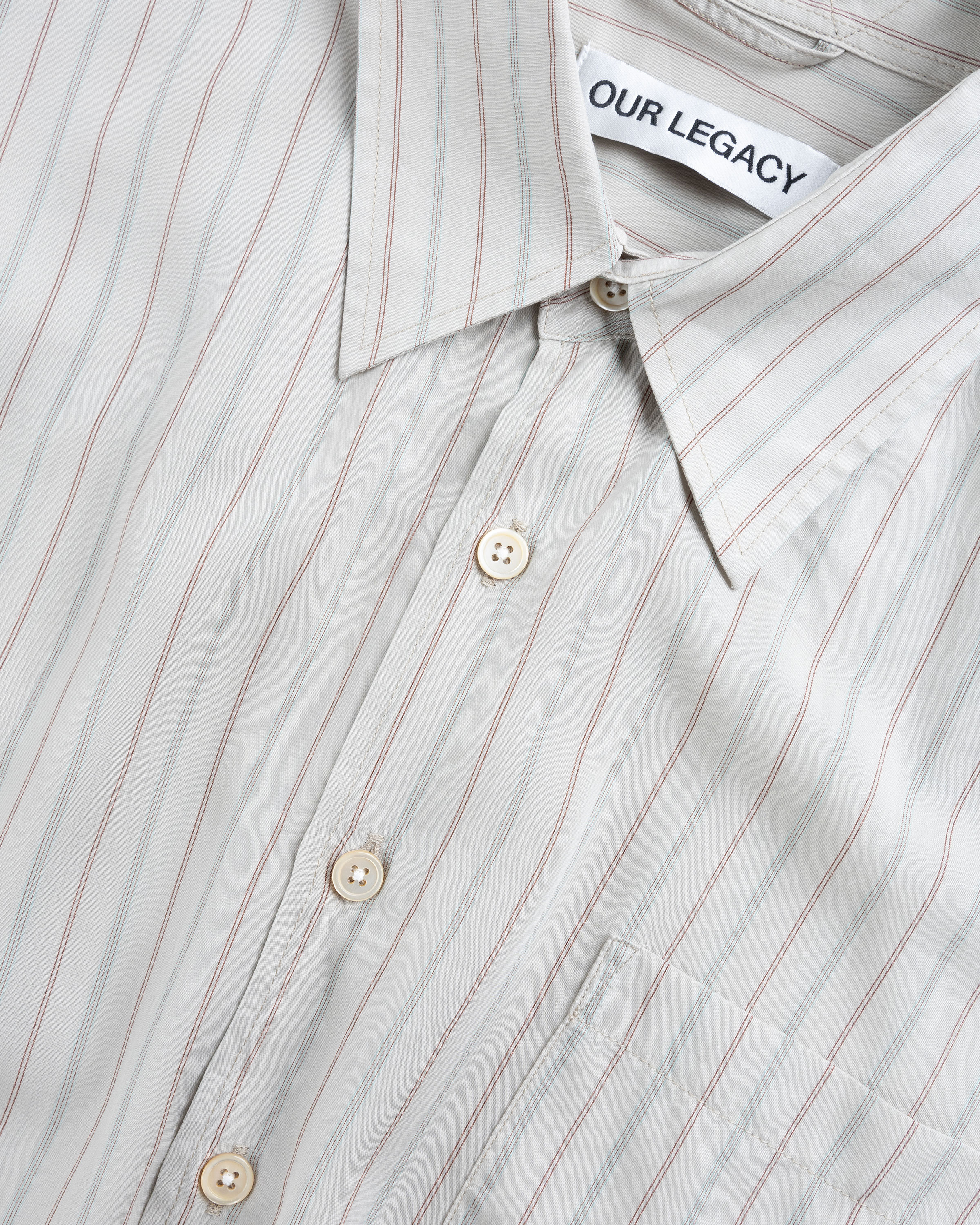Our Legacy – Above Shirt It Support Floating Tencel - Shirts - Beige - Image 7
