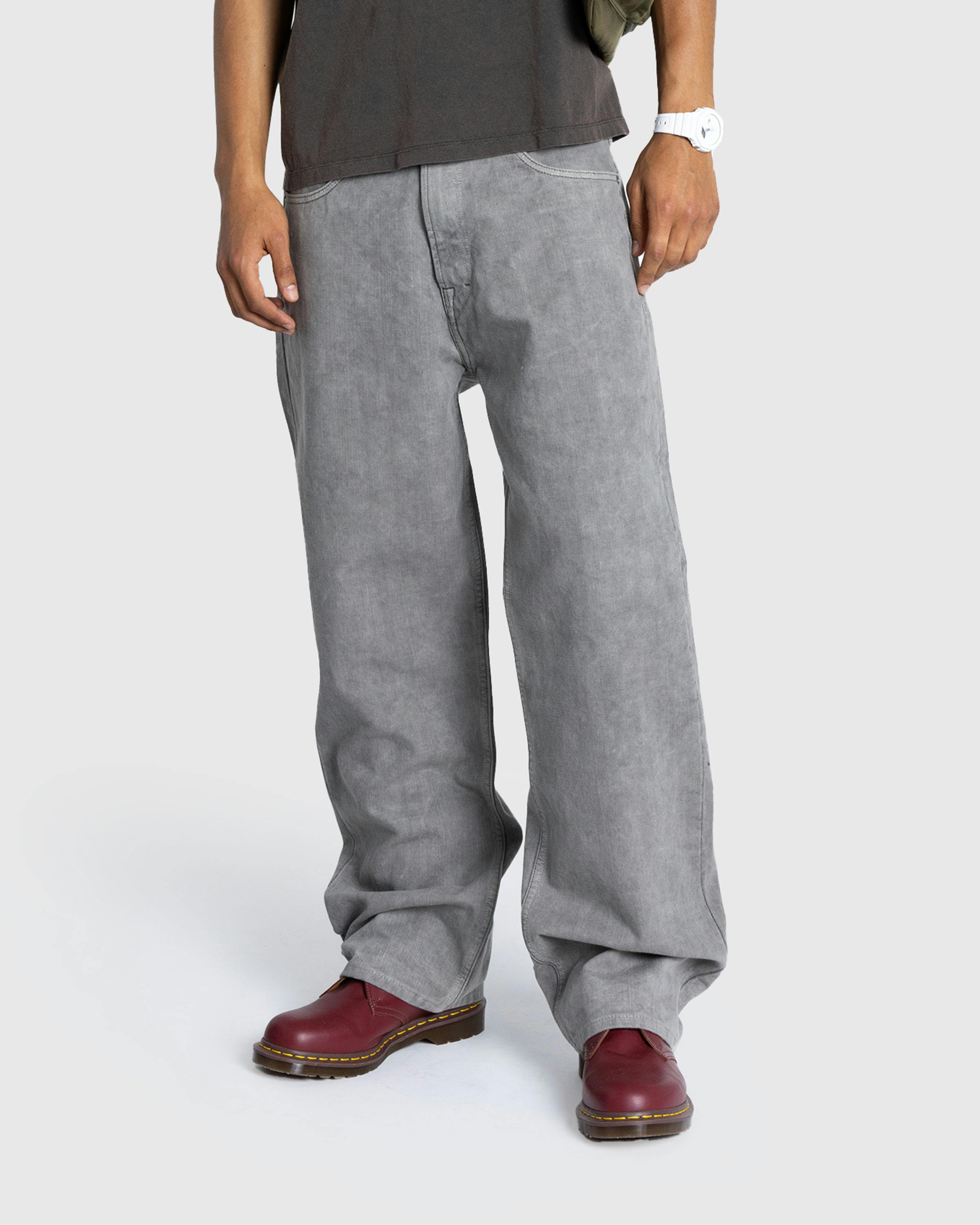 Our Legacy – Third Cut Attic Carbon Wash Canvas - Pants - Beige - Image 2