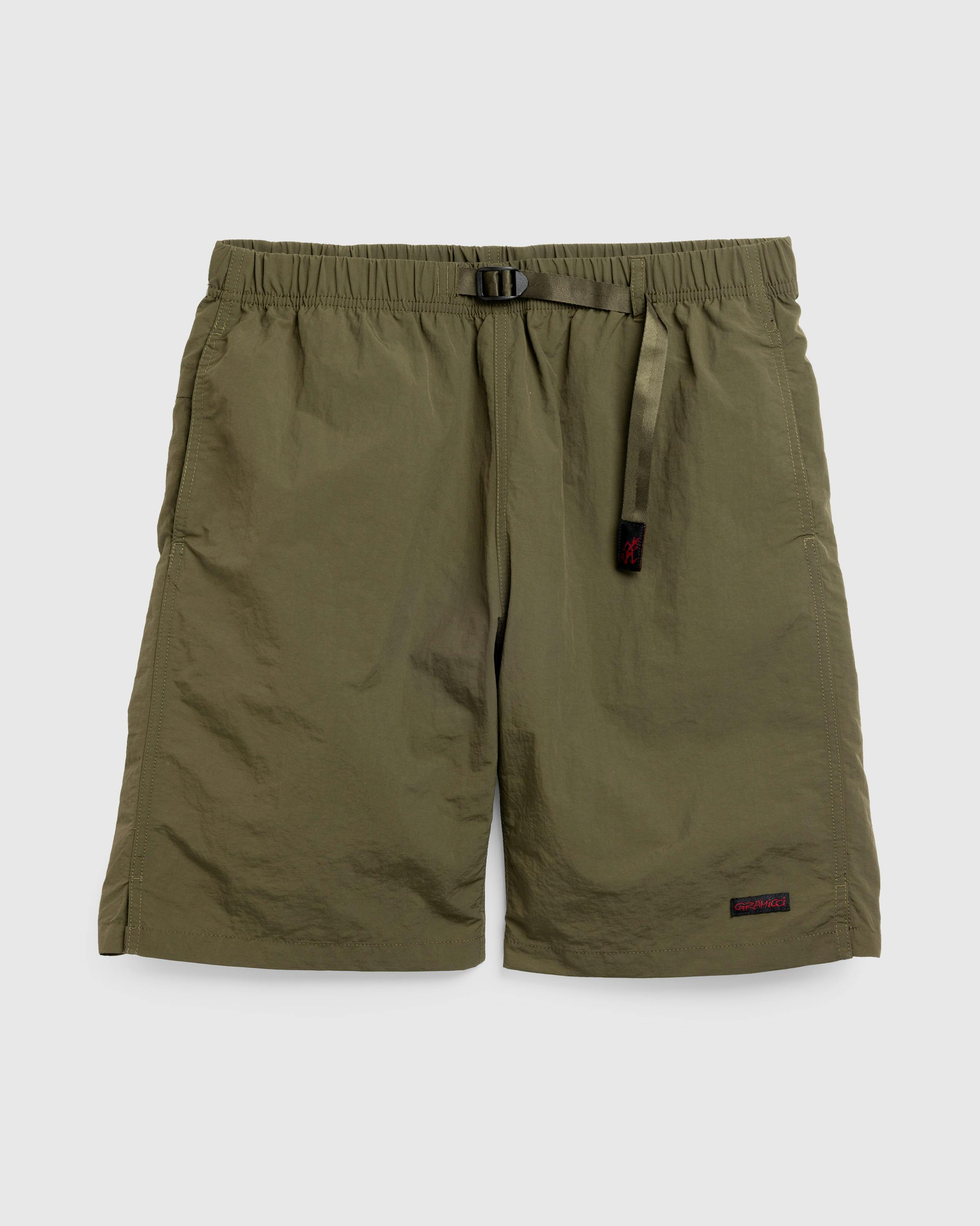 Gramicci – Nylon Packable G-Short Deep Olive - Bermuda Cuts - Green - Image 1