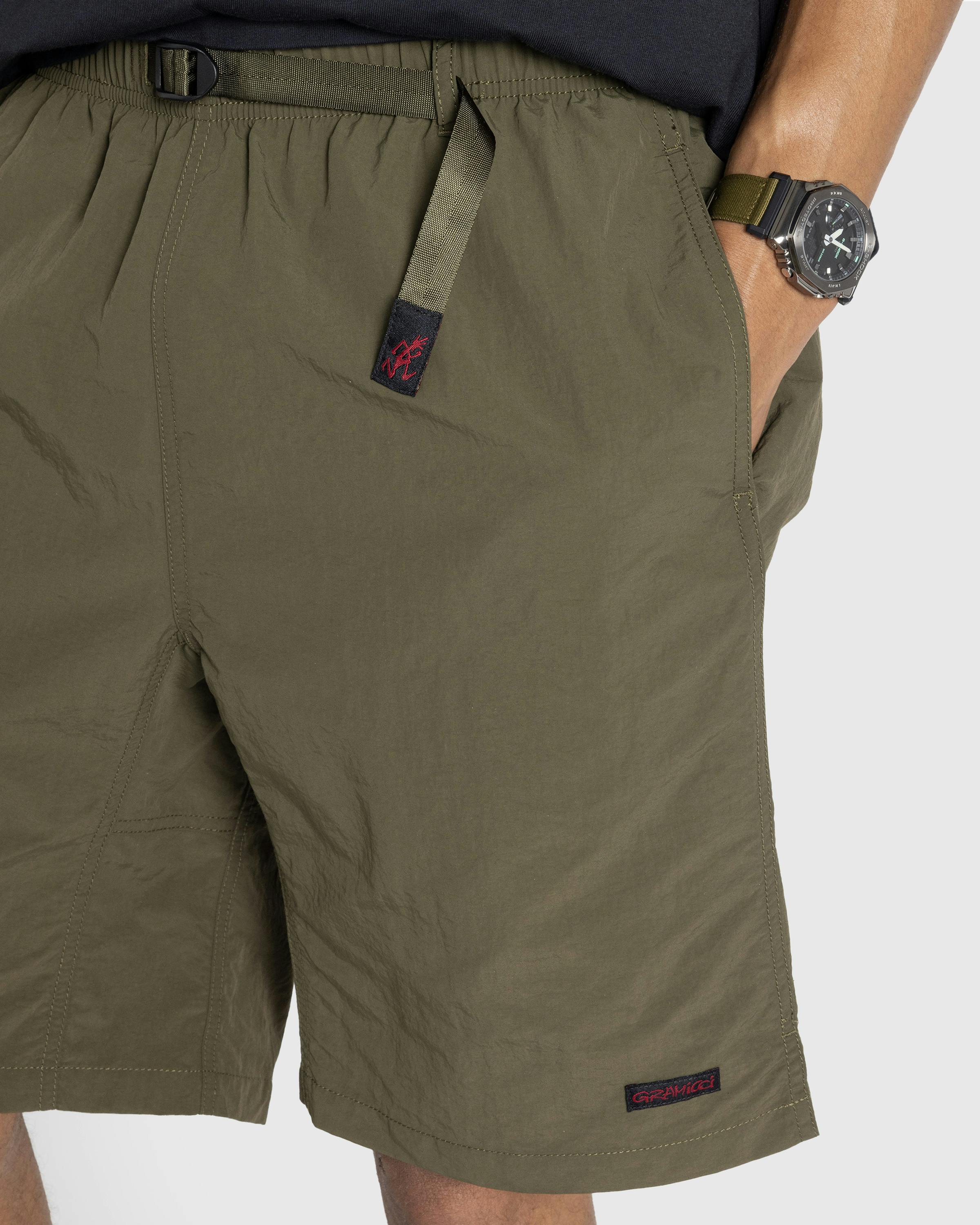 Gramicci – Nylon Packable G-Short Deep Olive - Bermuda Cuts - Green - Image 5