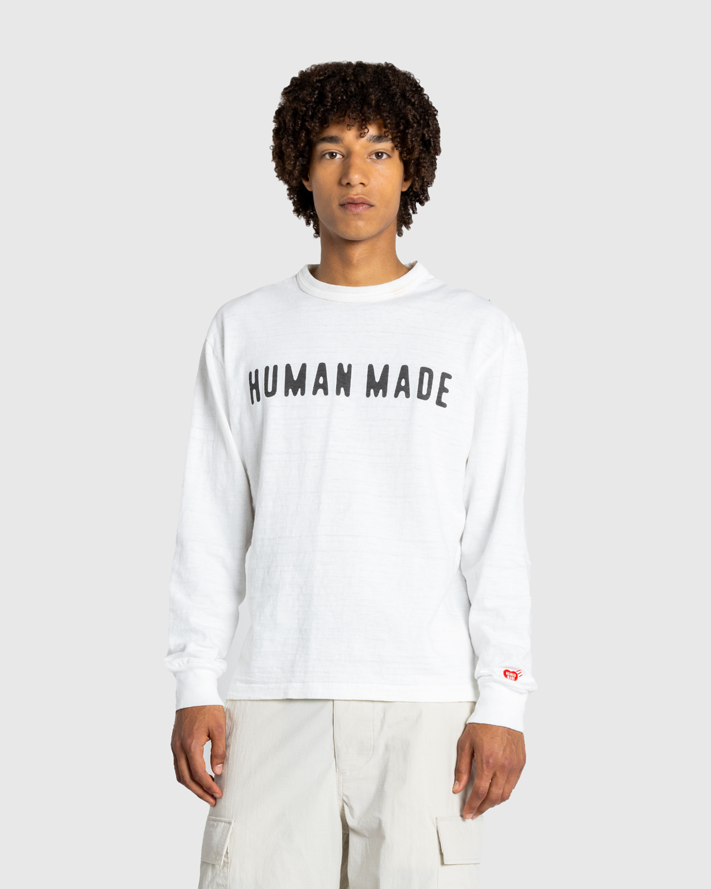 Human Made – Graphic L/S T-Shirt White - T-Shirts - White - Image 2