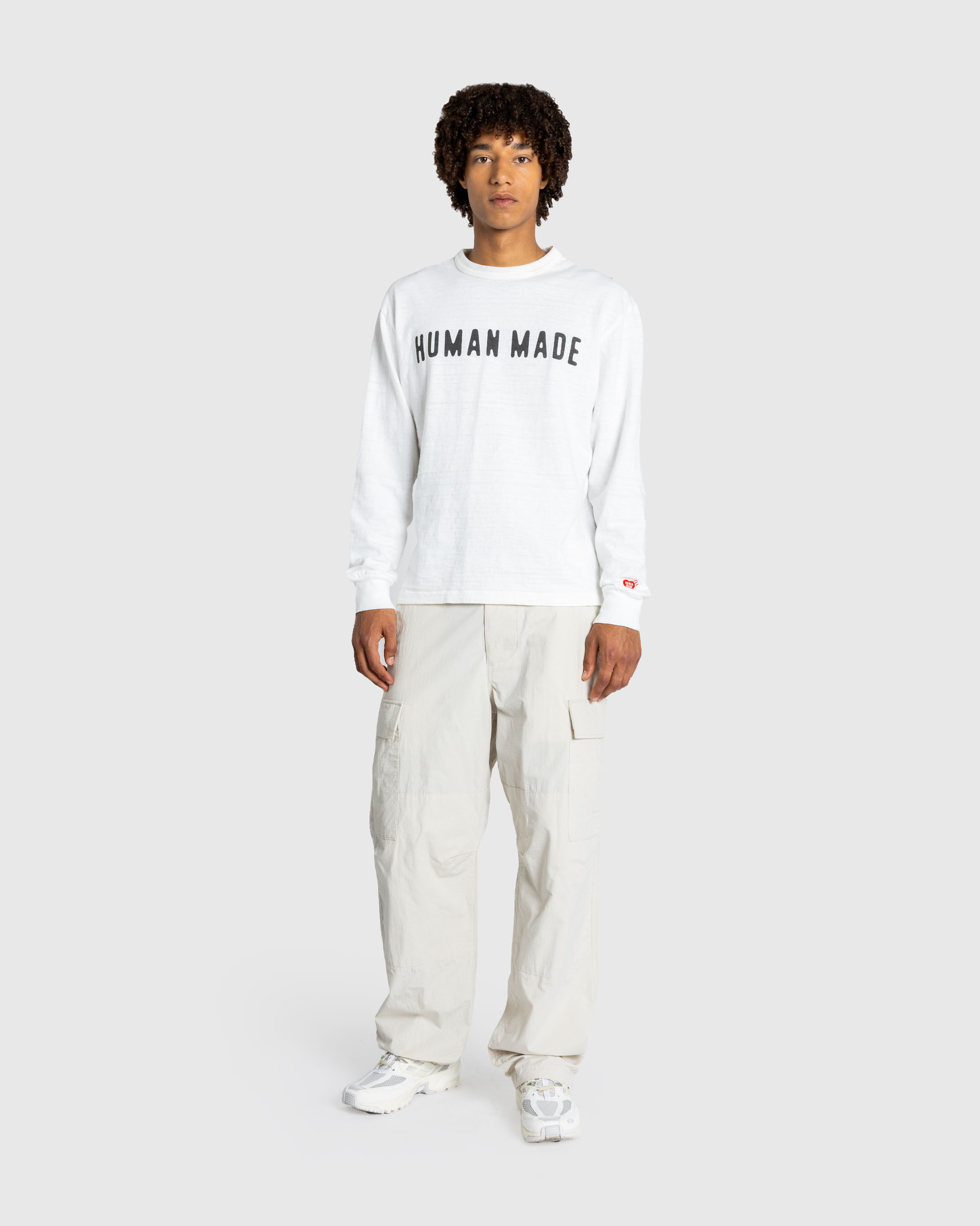Human Made – Graphic L/S T-Shirt White - T-Shirts - White - Image 3