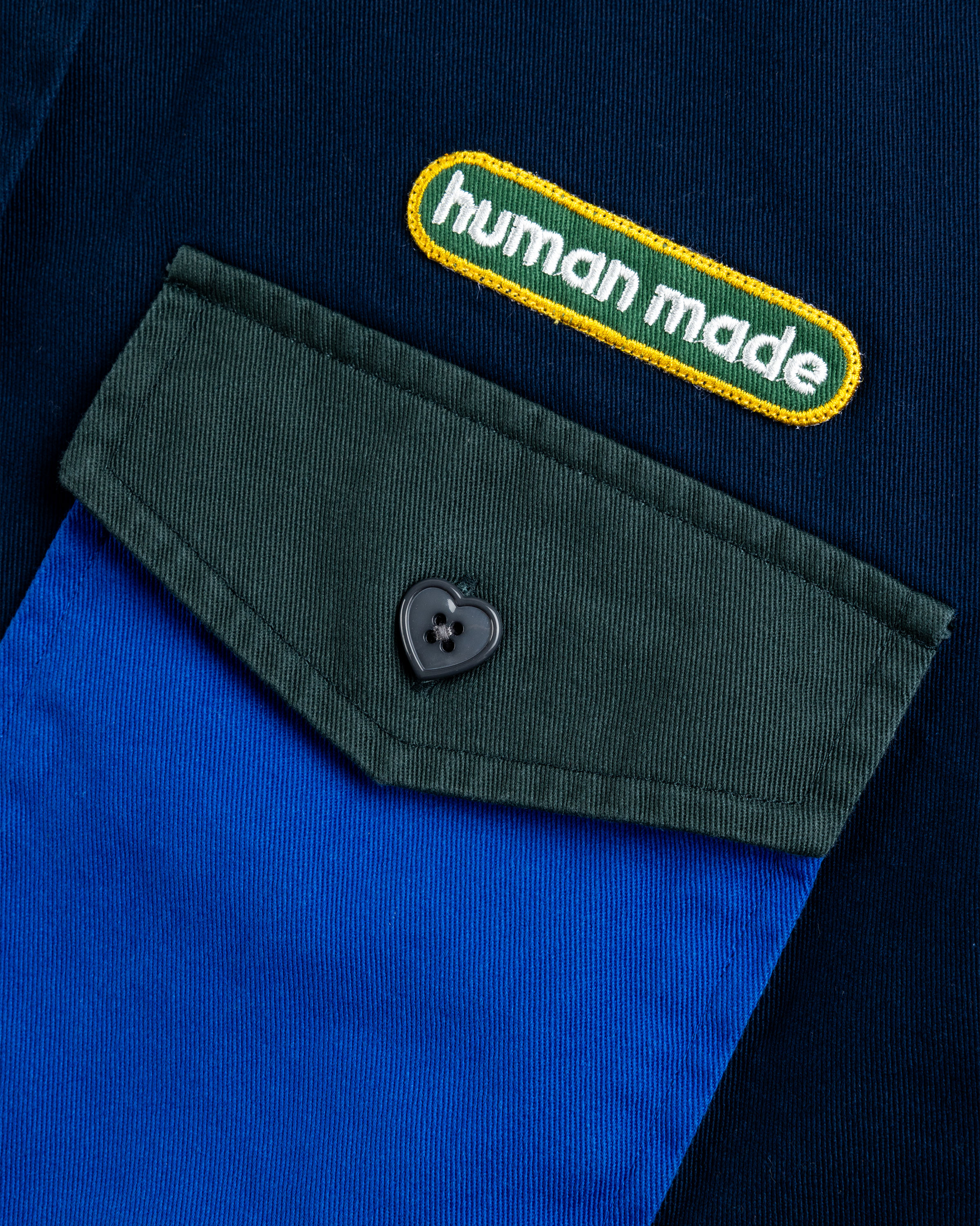 Human Made – Crazy Work Shirt Navy - Longsleeve Shirts - Blue - Image 6
