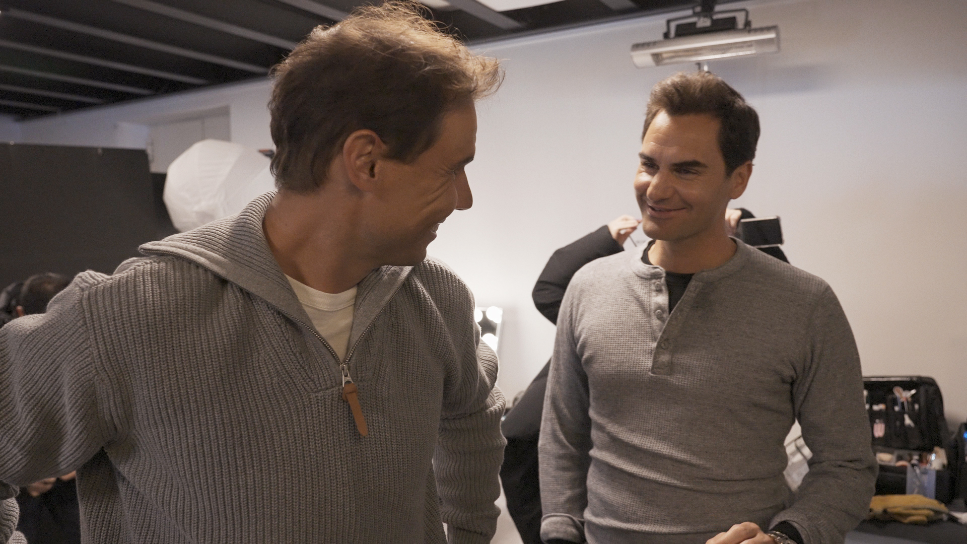 Roger Federer & Rafael Nadal seen together in Louis Vuitton's 2024 Core Values campaign