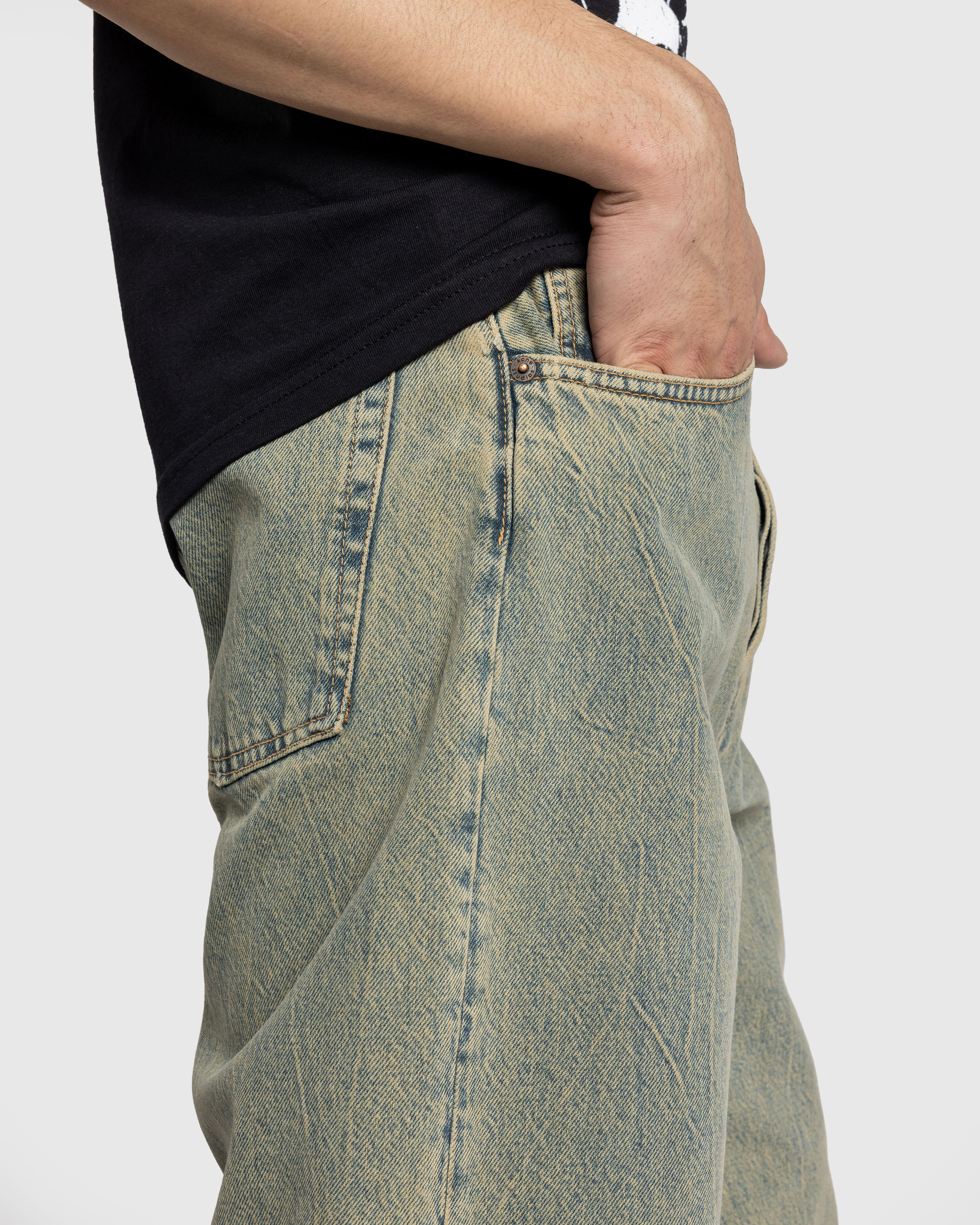 Acne Studios – Loose Fit Jeans 2021M Blue/Beige - Pants - Blue - Image 5